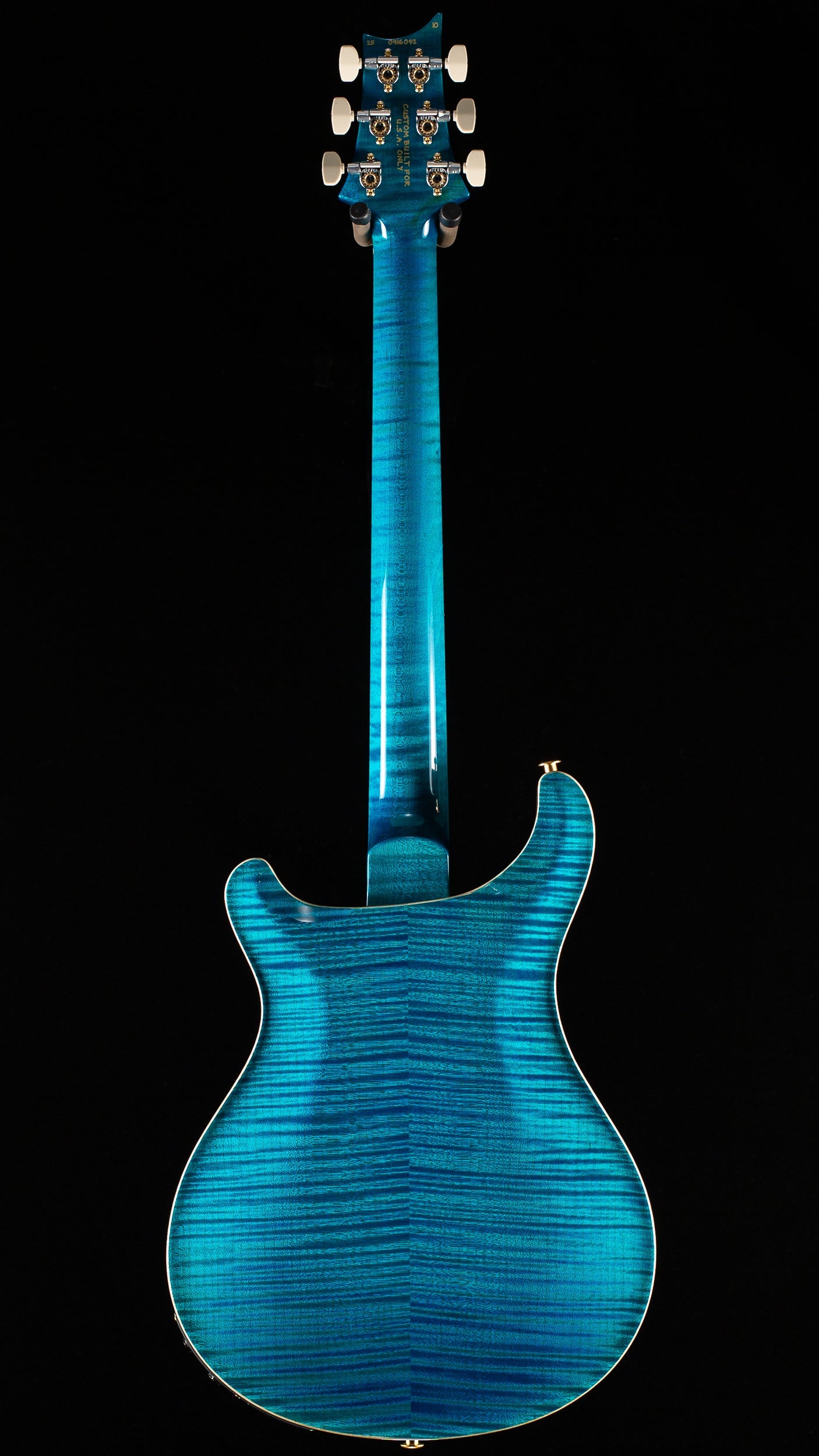 PRS Wood Library Willcutt Exclusive Hollowbody II Piezo Carroll Blue Stained Neck 10 Top (092)