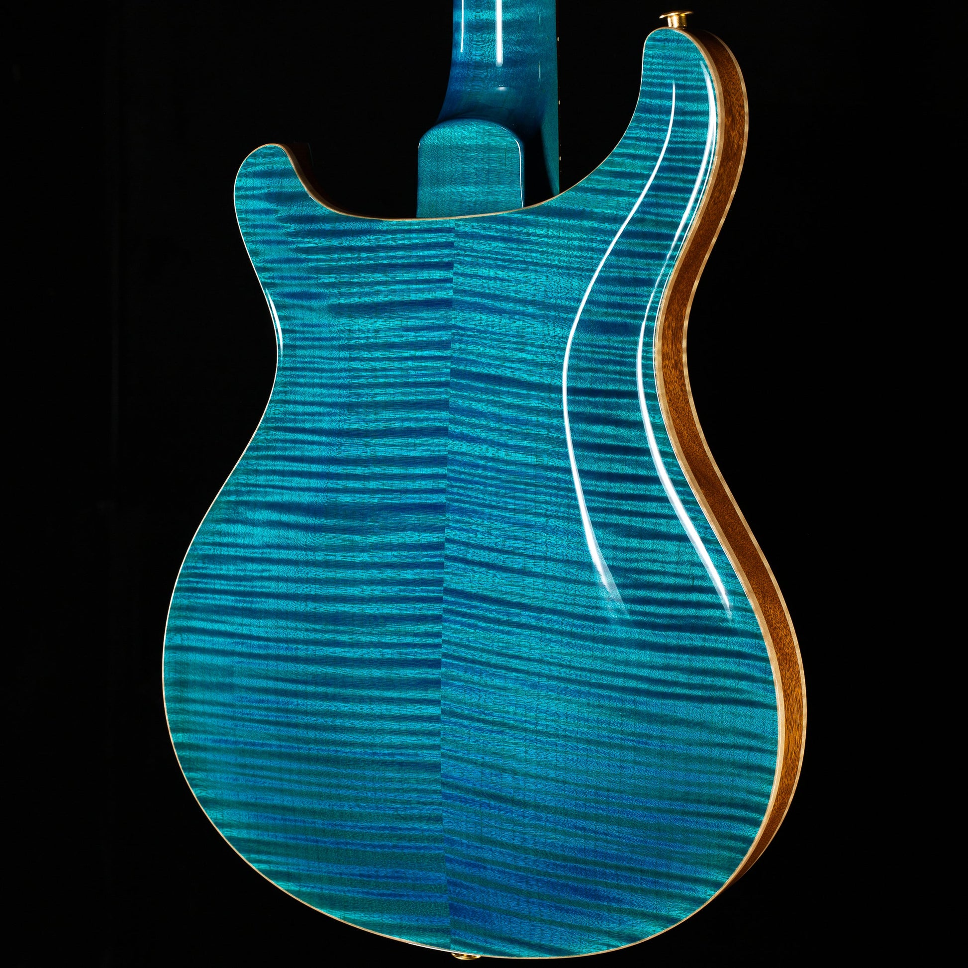 PRS Wood Library Willcutt Exclusive Hollowbody II Piezo Carroll Blue Stained Neck 10 Top (092)