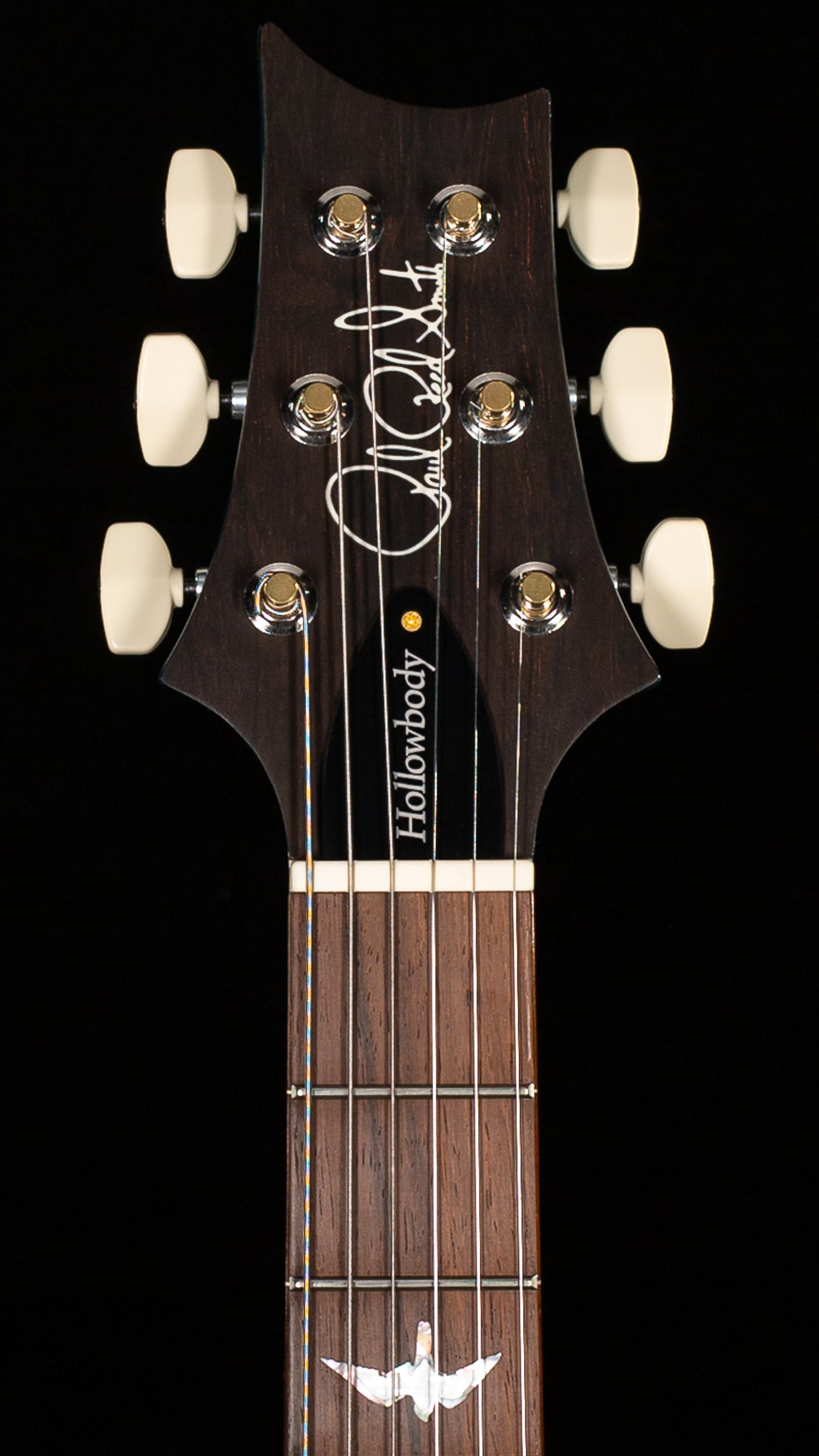 PRS Wood Library Willcutt Exclusive Hollowbody II Piezo Carroll Blue Stained Neck 10 Top (092)