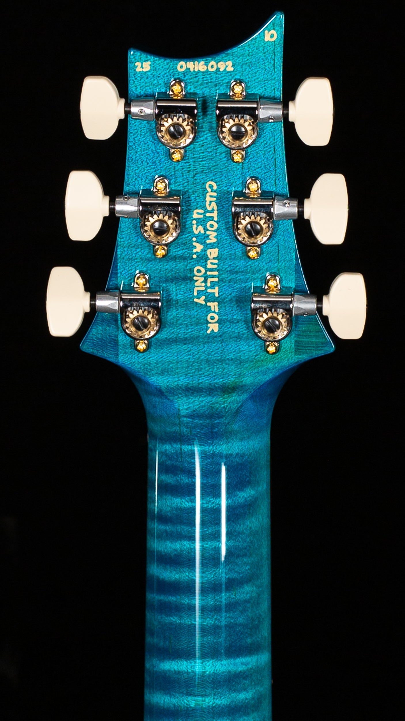 PRS Wood Library Willcutt Exclusive Hollowbody II Piezo Carroll Blue Stained Neck 10 Top (092)