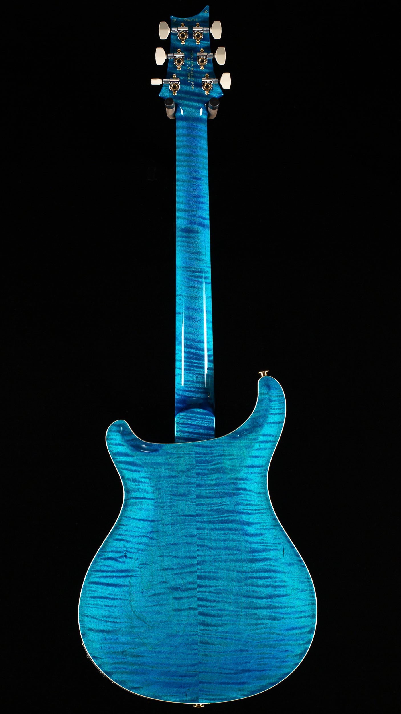 PRS Wood Library Willcutt Exclusive Hollowbody II Piezo Carroll Blue Stained Neck 10 Top (093)