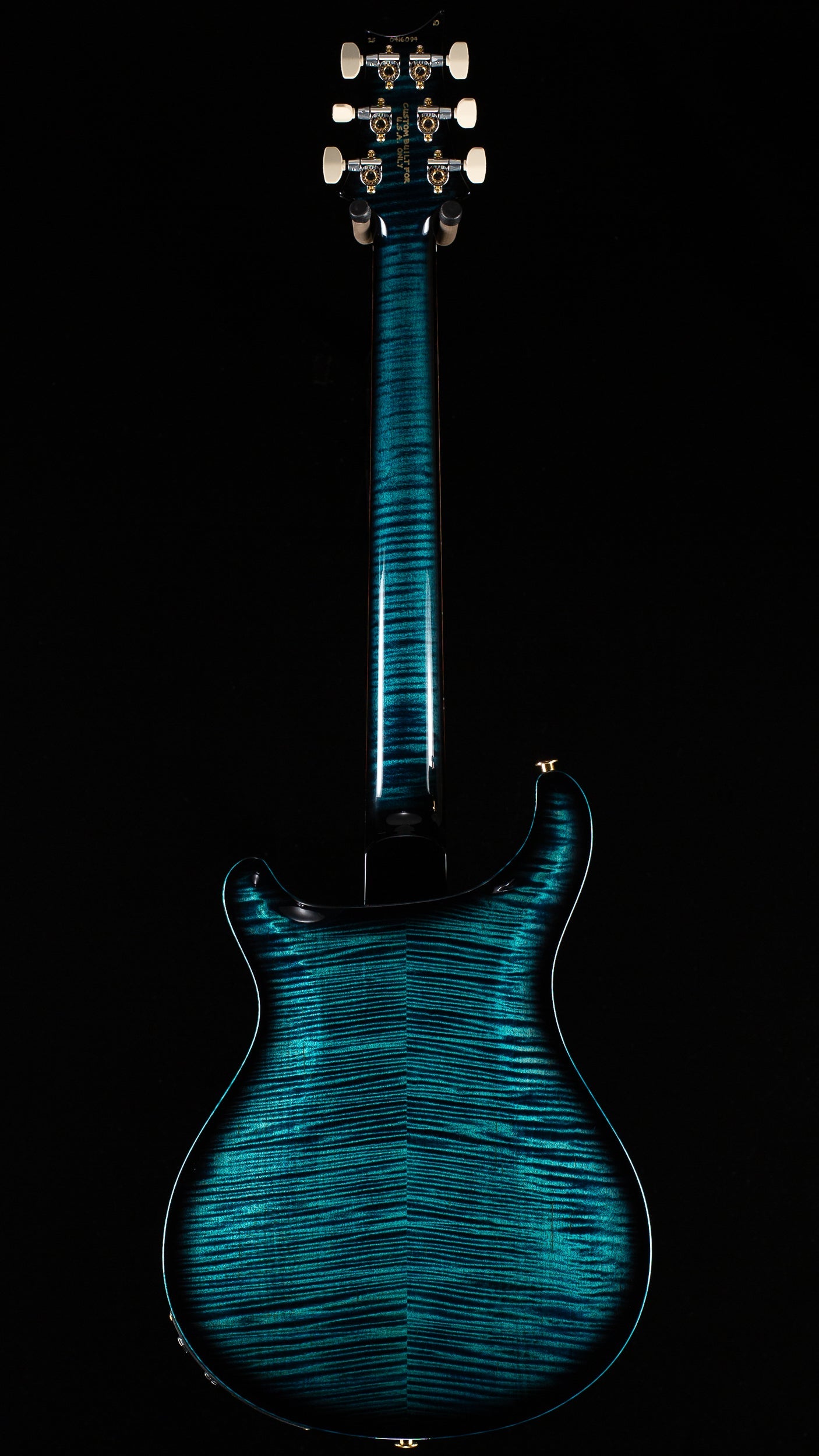 PRS Wood Library Willcutt Exclusive Hollowbody II Piezo Cobalt Smokeburst Stained Neck 10 Top Quilt (094)