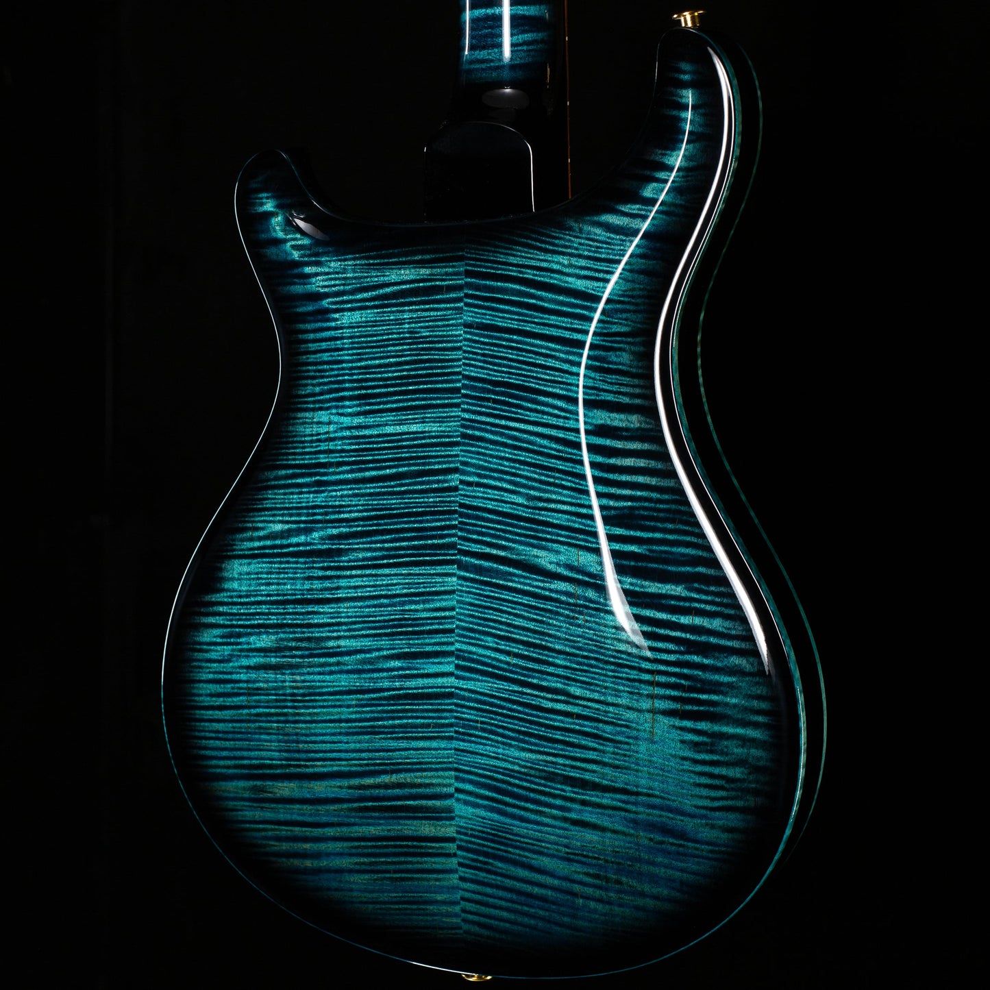 PRS Wood Library Willcutt Exclusive Hollowbody II Piezo Cobalt Smokeburst Stained Neck 10 Top Quilt (094)