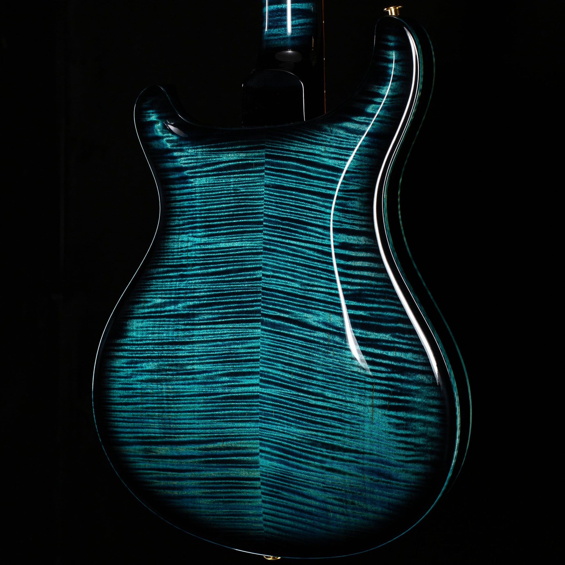 PRS Wood Library Willcutt Exclusive Hollowbody II Piezo Cobalt Smokeburst Stained Neck 10 Top Quilt (094)