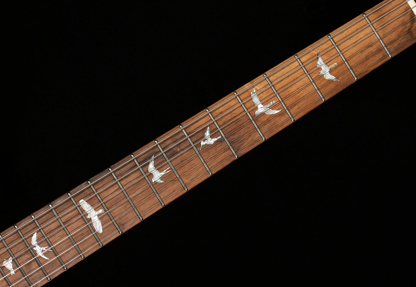 PRS Wood Library Willcutt Exclusive Hollowbody II Piezo Cobalt Smokeburst Stained Neck 10 Top Quilt (094)
