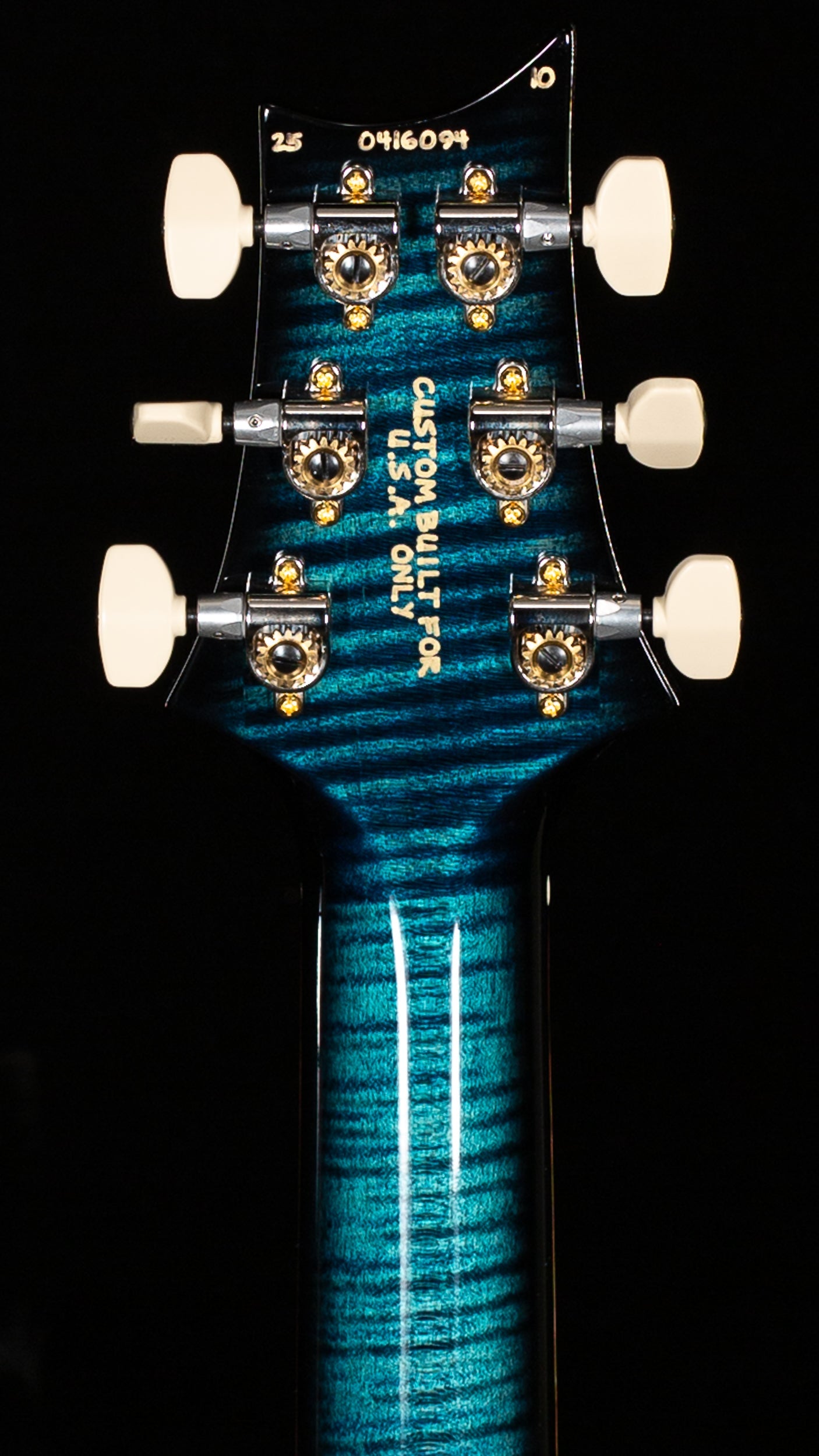 PRS Wood Library Willcutt Exclusive Hollowbody II Piezo Cobalt Smokeburst Stained Neck 10 Top Quilt (094)