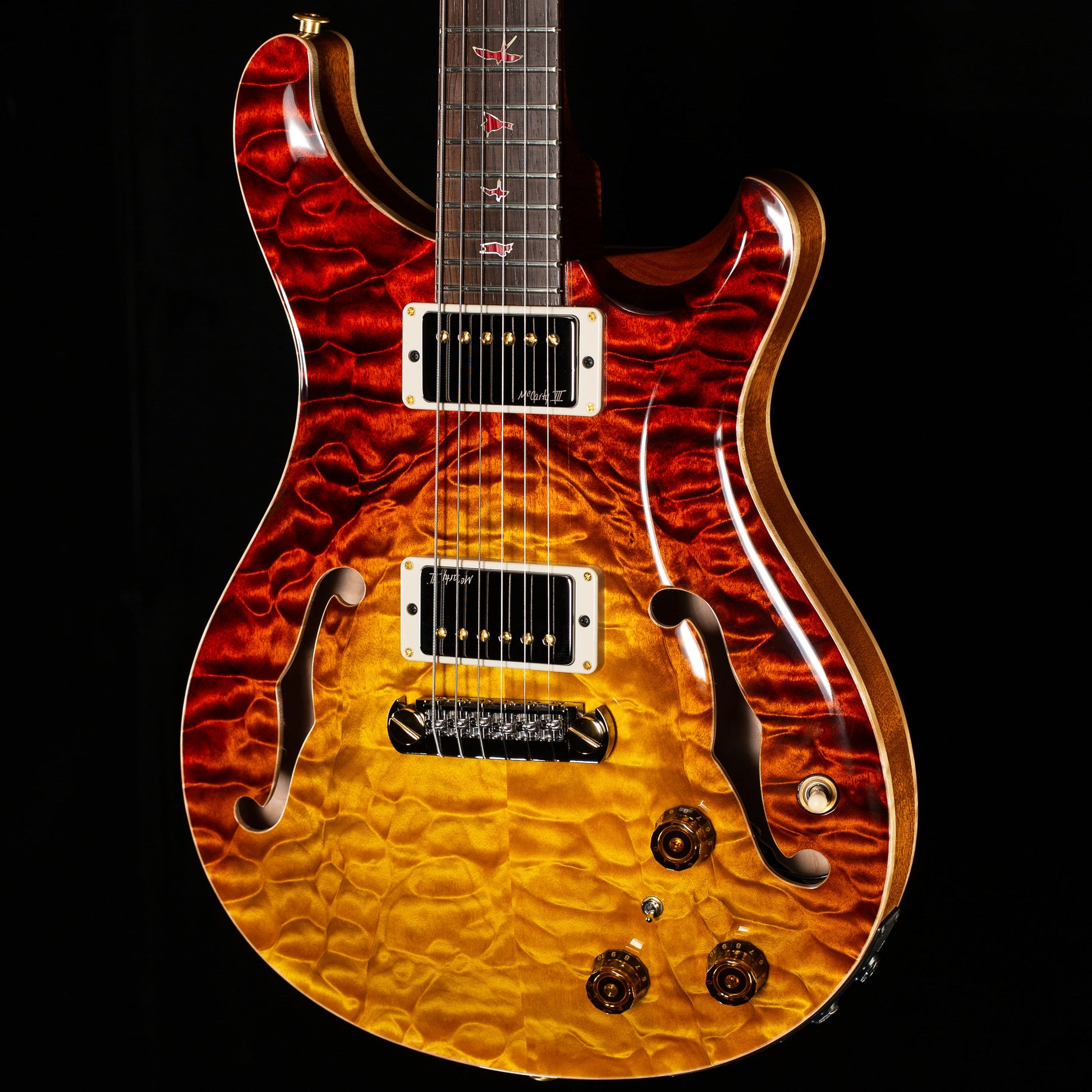 PRS Private Stock 12255 Hollowbody II Quilt Autumn Dragon's Breath (410)