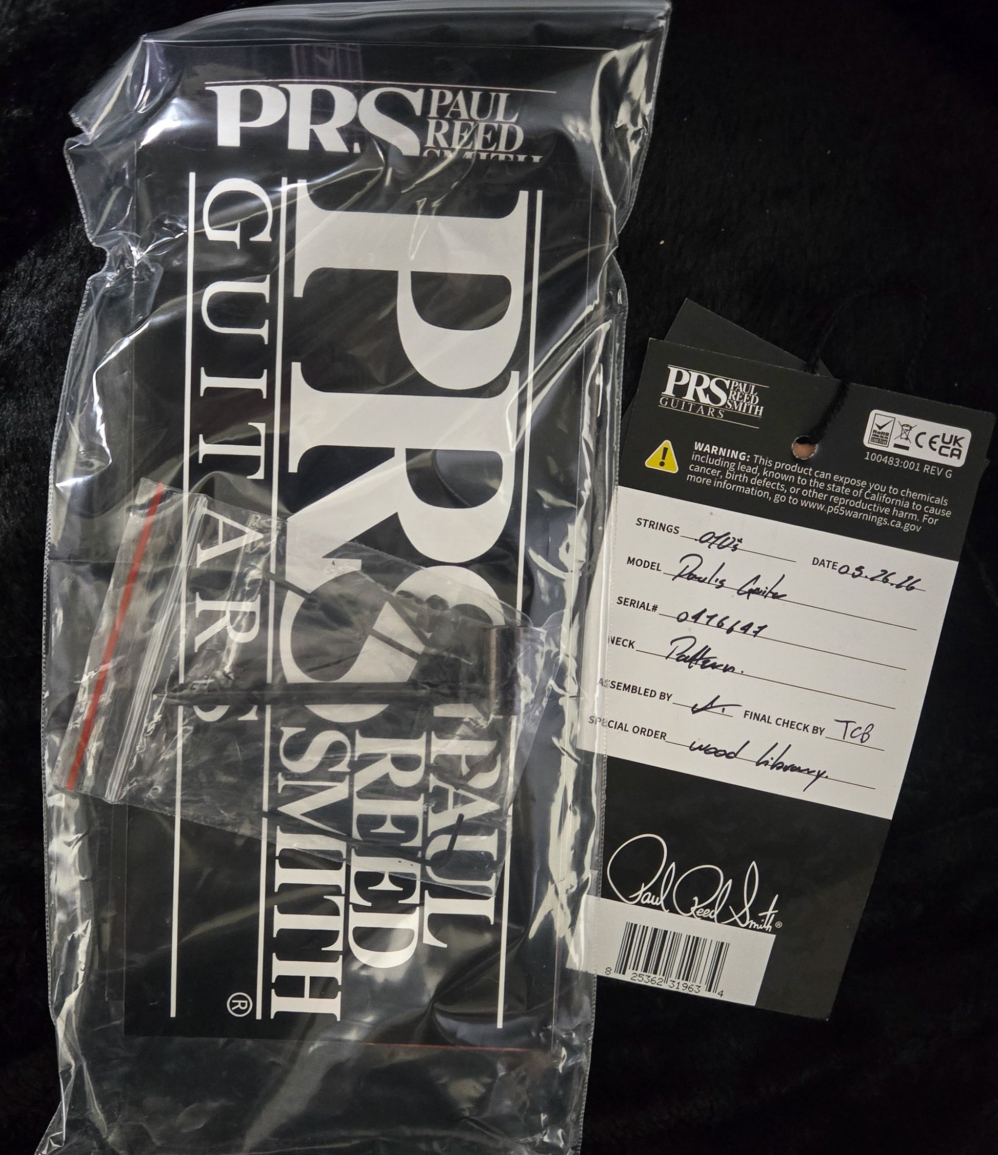PRS Wood Library Willcutt Exclusive Paul's Guitar Natural Quilt Maple 10-Top (647)