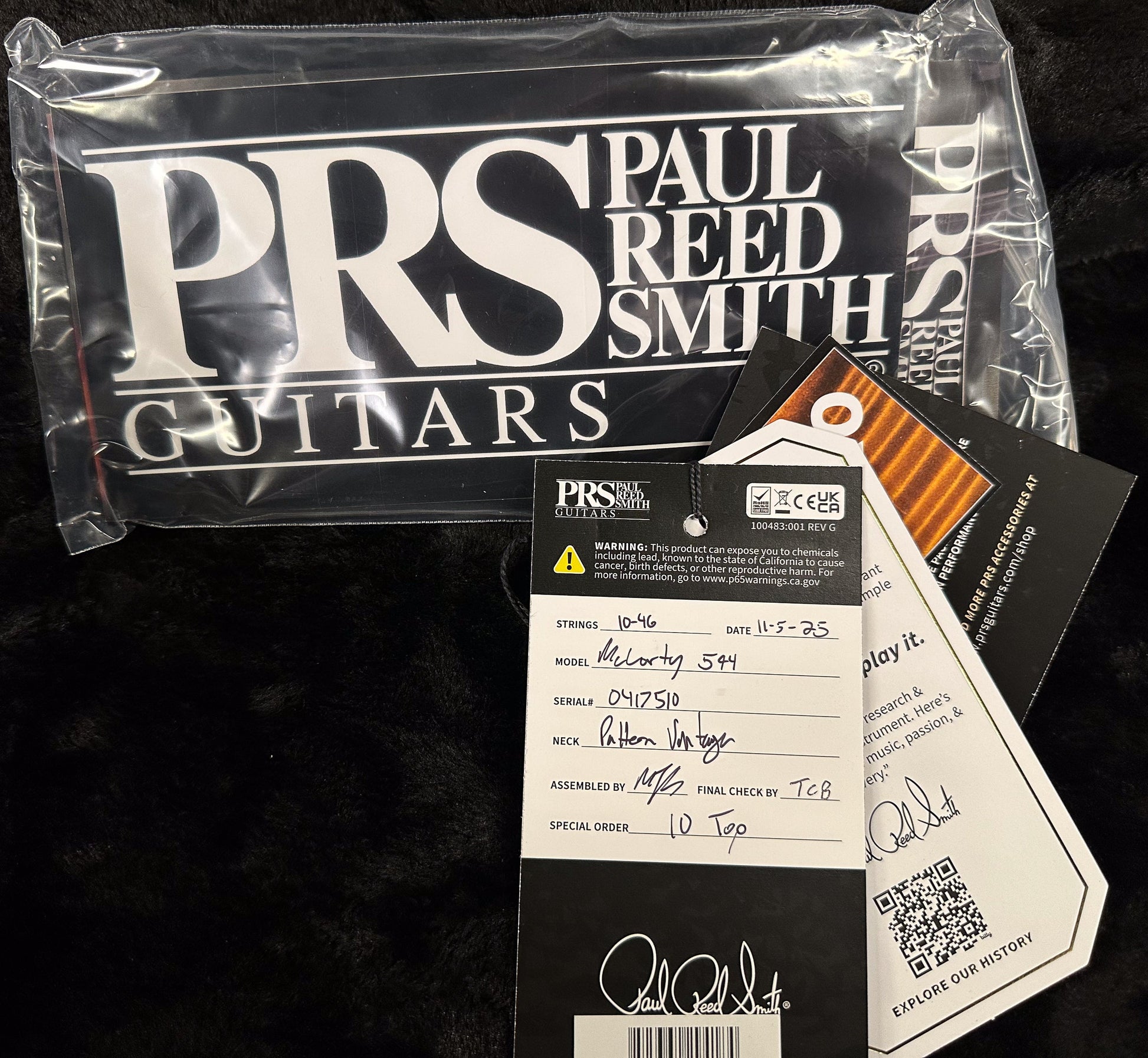 PRS McCarty 594 10 Top Tiger Eye (510)
