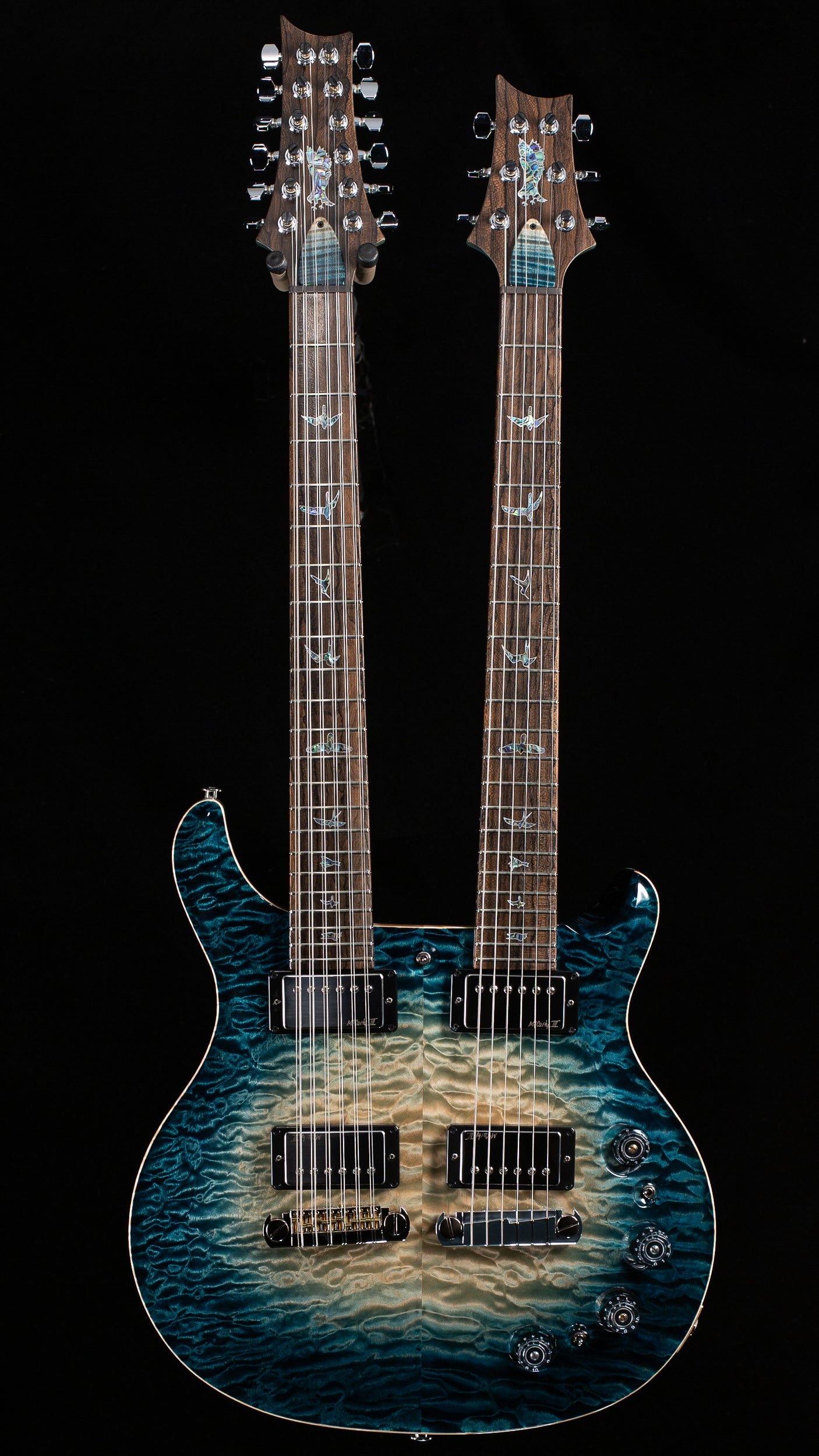 PRS Private Stock 12258 Custom 22 6/12 Doubleneck Slate Glow (636)
