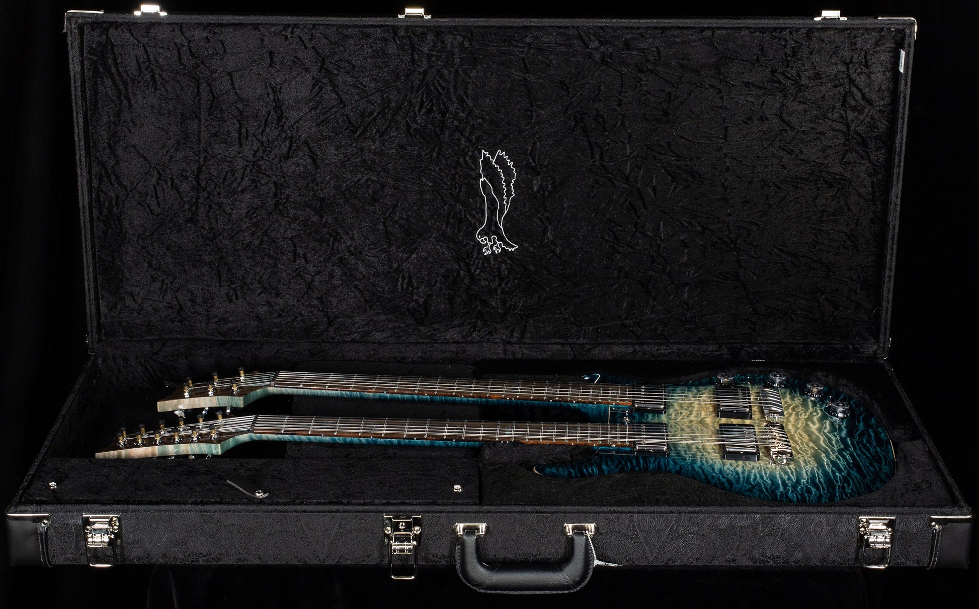 PRS Private Stock 12258 Custom 22 6/12 Doubleneck Slate Glow (636)