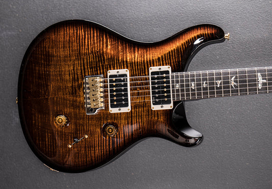 Custom 24 10 Top - Black Gold Wraparound Burst