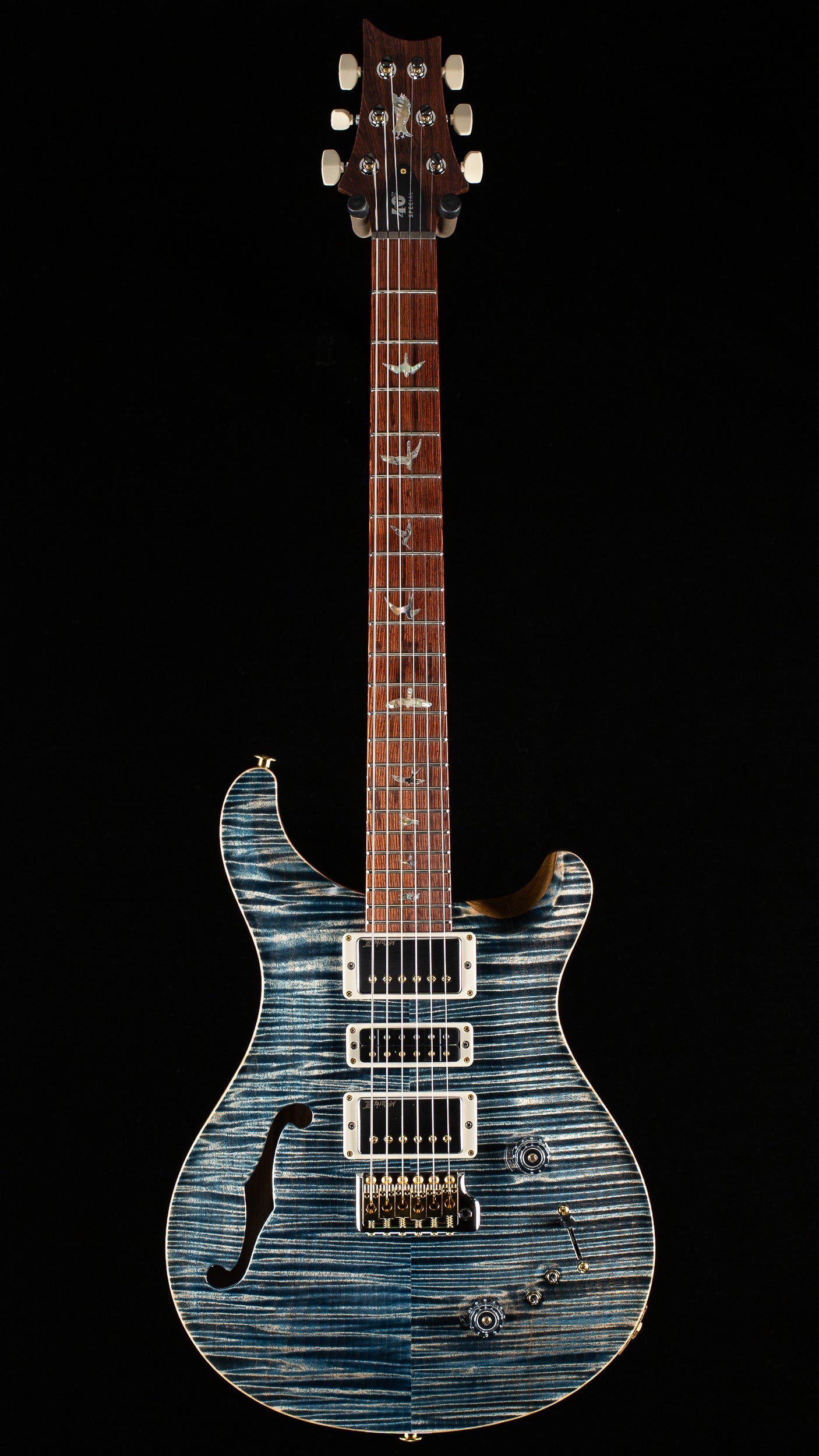 PRS 40th Anniversary Special Semi-Hollow Faded Whale Blue Artist Top (807)
