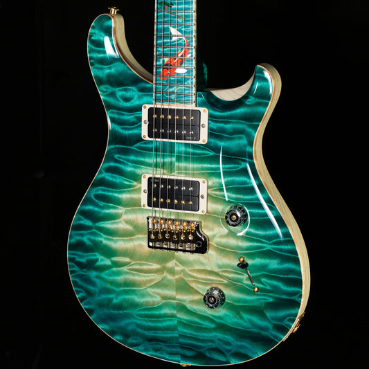 PRS Private Stock 12259 Custom 24 Bahamian Blue Glow Koi Fish (652)