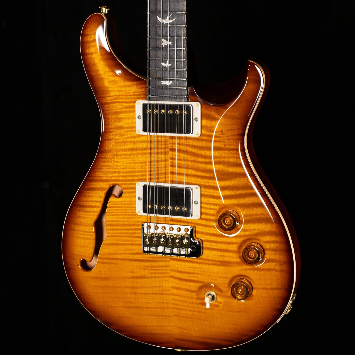 PRS DGT Semi-Hollow McCarty Tobacco Sunburst 10 Top (513)