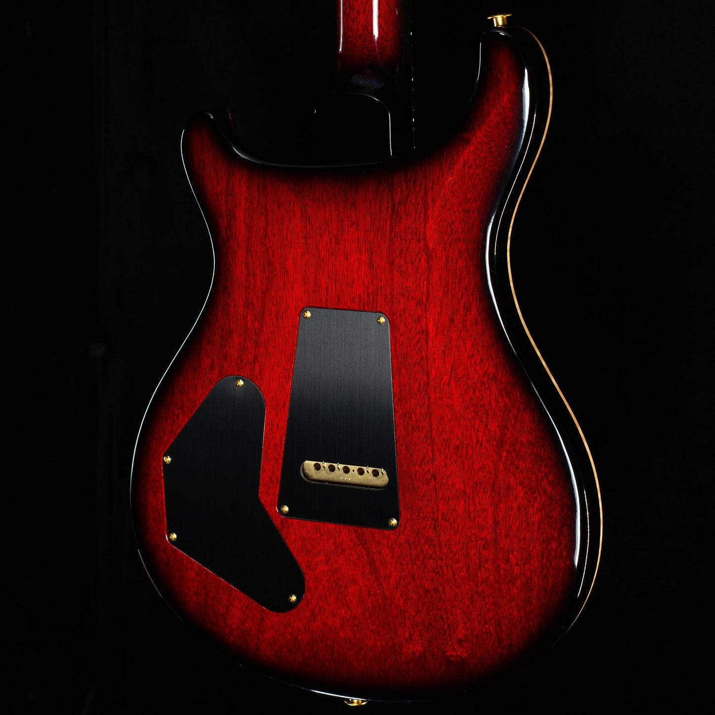 PRS DGT Semi-Hollow Custom Color Blood Orange/Smokeburst Back 10 top (346)