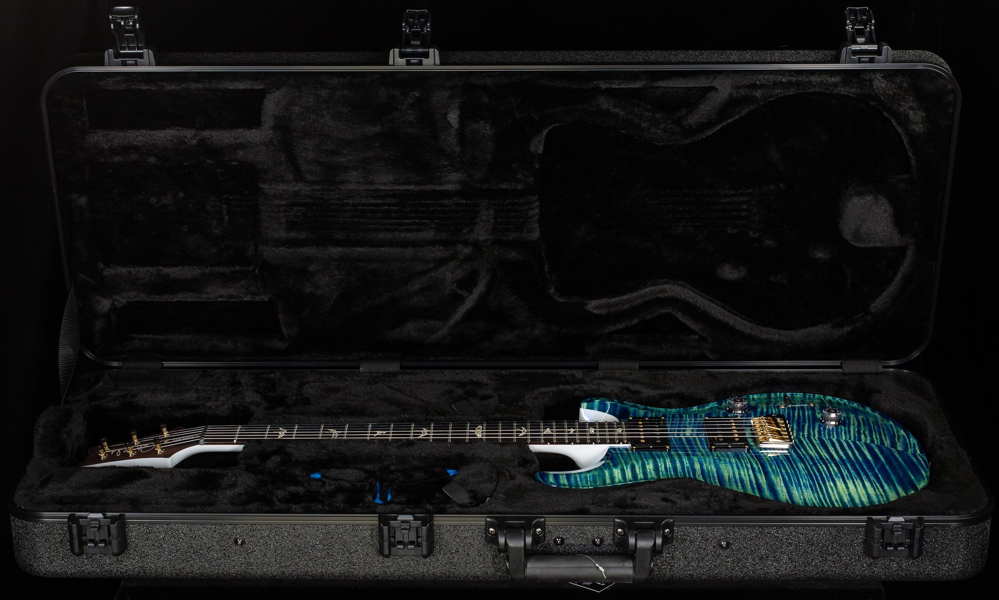 PRS Custom 24 River Blue Pearl 10 Top (355)