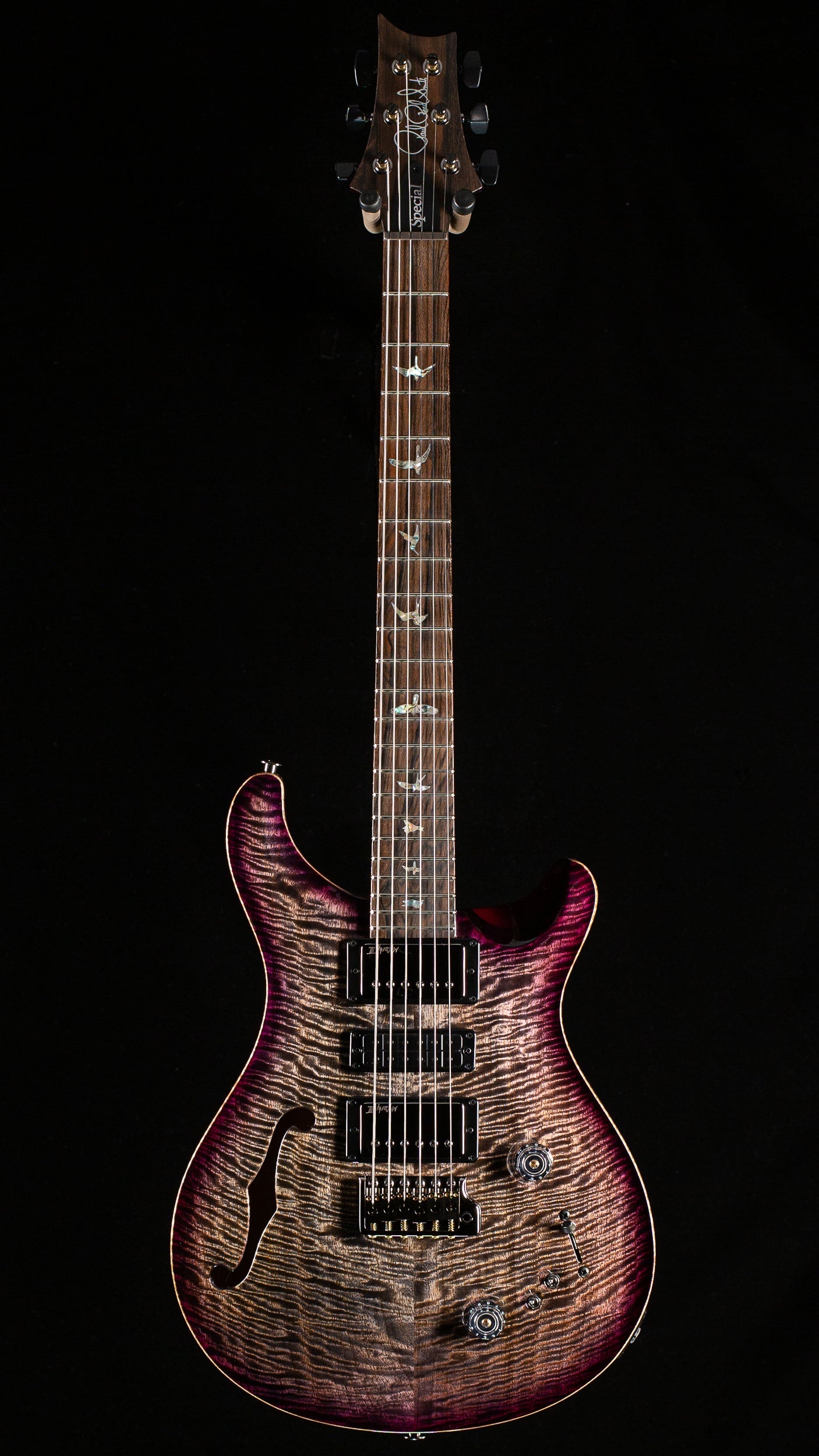 PRS Limited Edition Special Semi-Hollow Mango Top Charcoal Purple Burst (380)