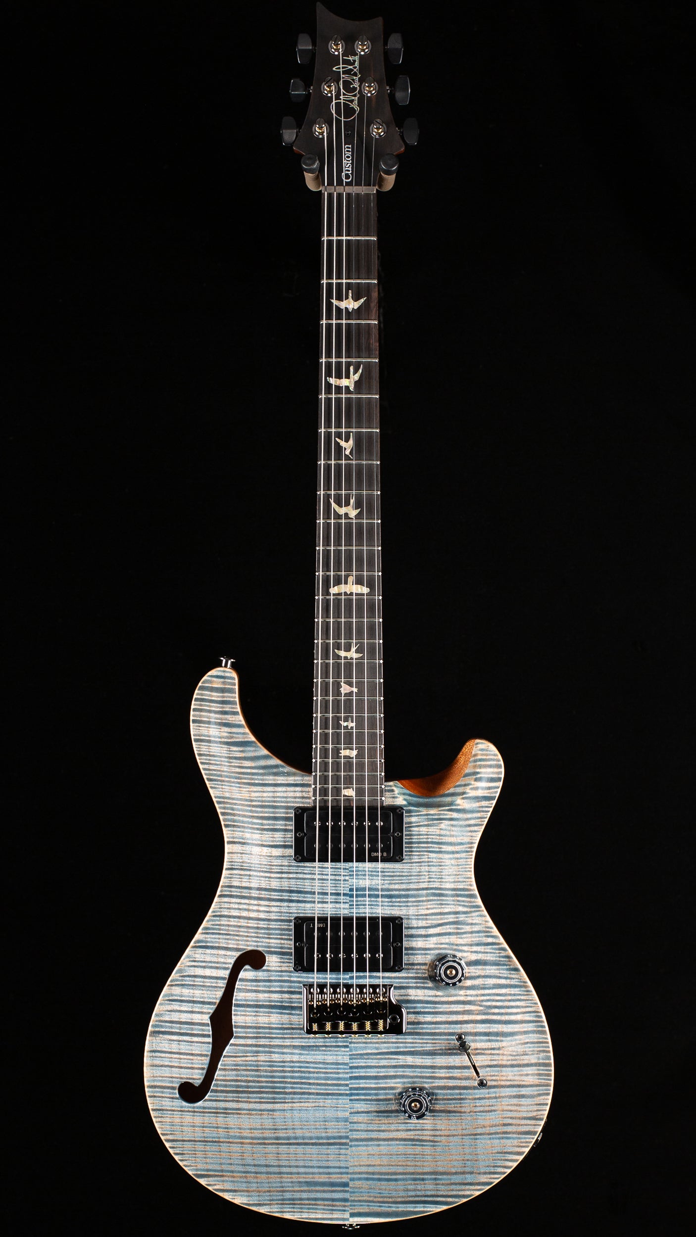 PRS Custom 24 Semi-Hollow Limited Edition Faded Indigo Artist top (441)