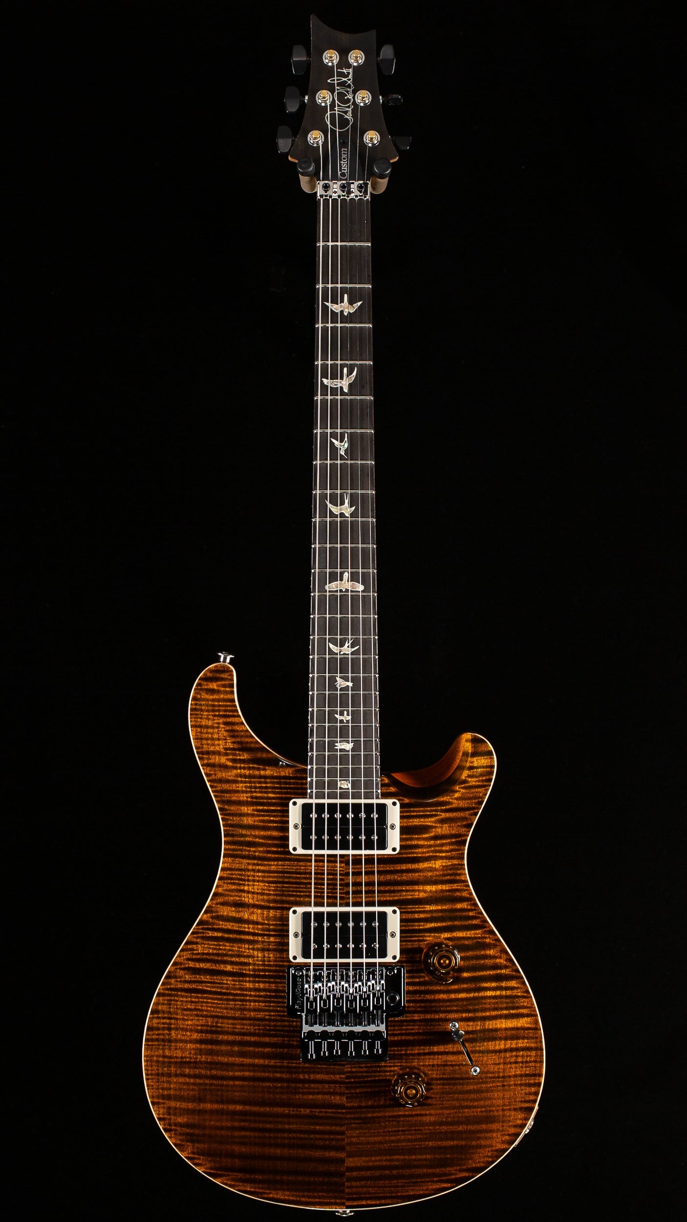 PRS Custom 24 Floyd Private Stock Color Tiger Eye 10 Top (082)