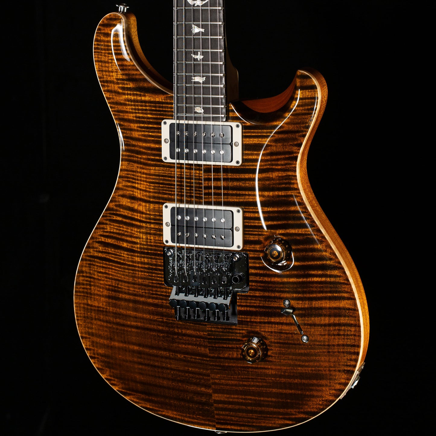 PRS Custom 24 Floyd Private Stock Color Tiger Eye 10 Top (082)