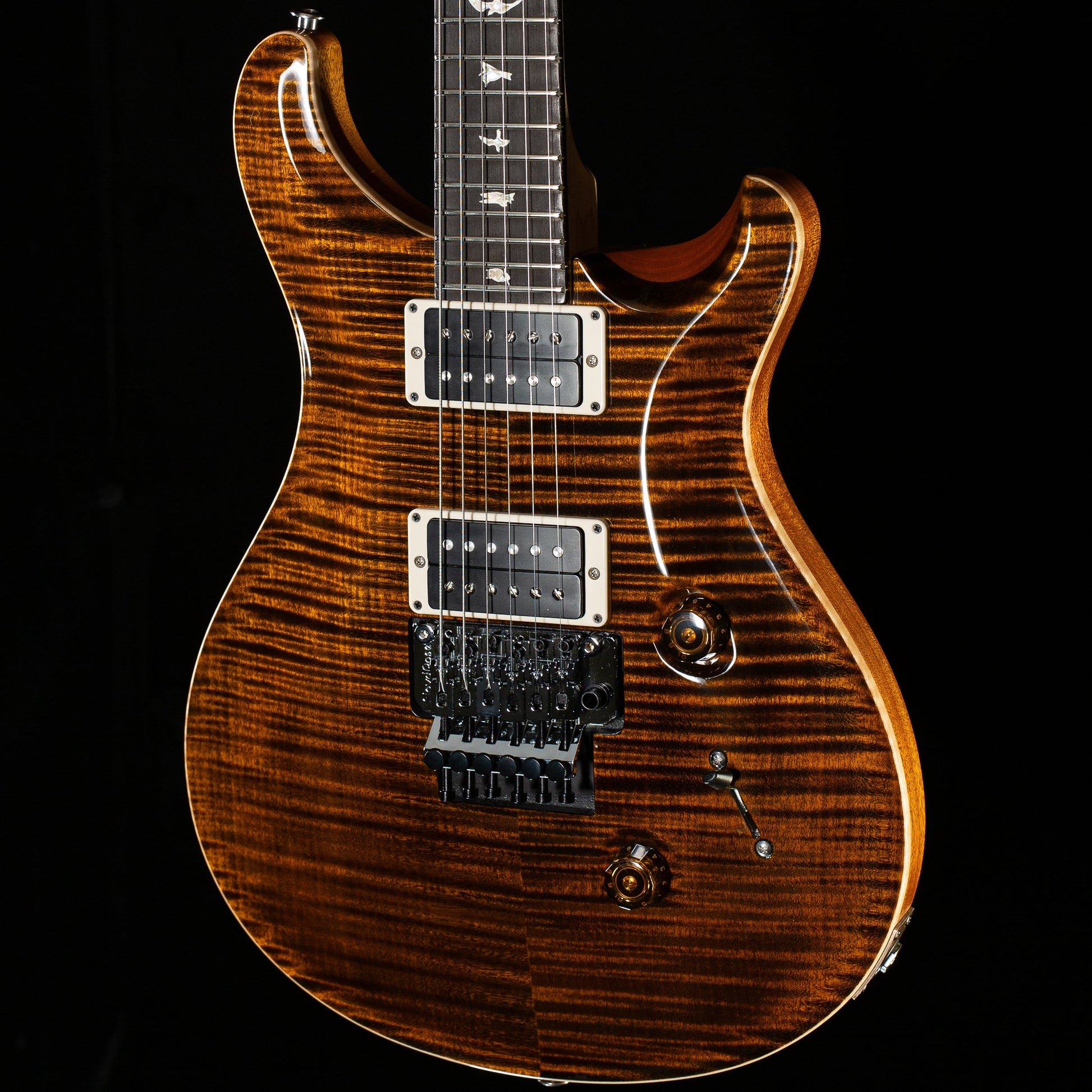 PRS Custom 24 Floyd Private Stock Color Tiger Eye 10 Top (082)