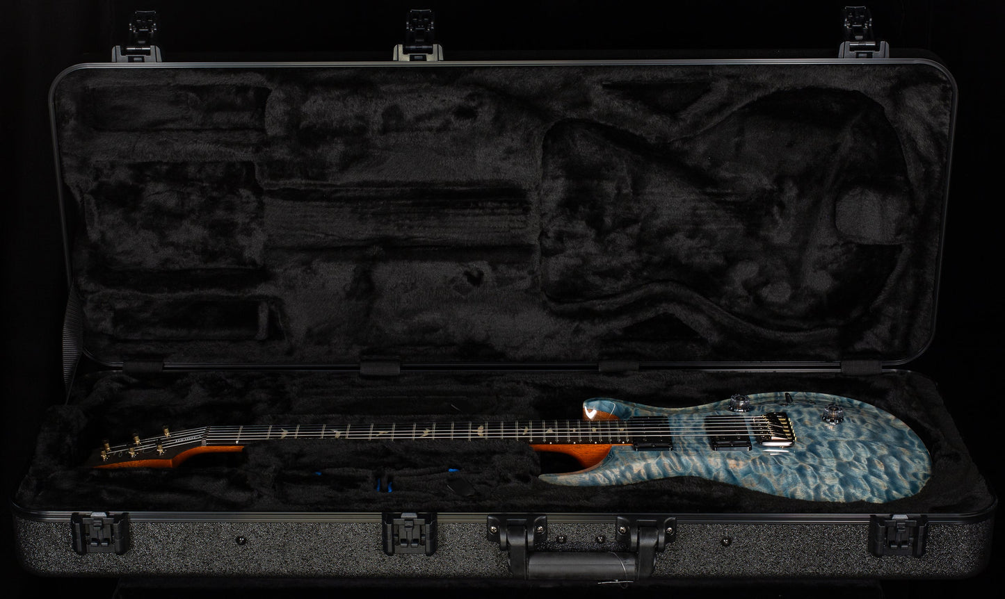 PRS Limited Custom 24 Private Stock Color Faded Indigo Artist Top (517)