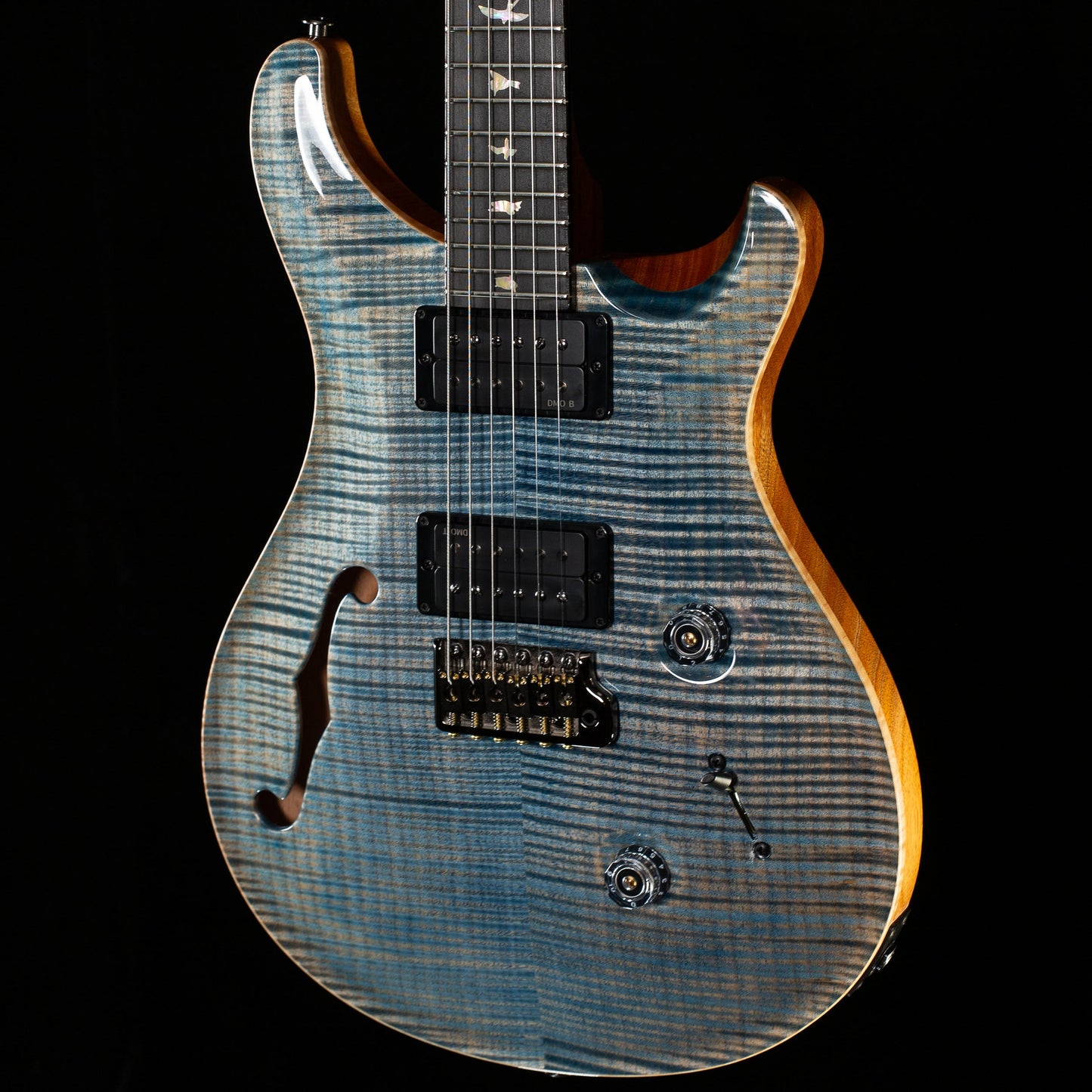 PRS Custom 24 Semi-Hollow Limited Edition Faded Indigo Artist top (592)