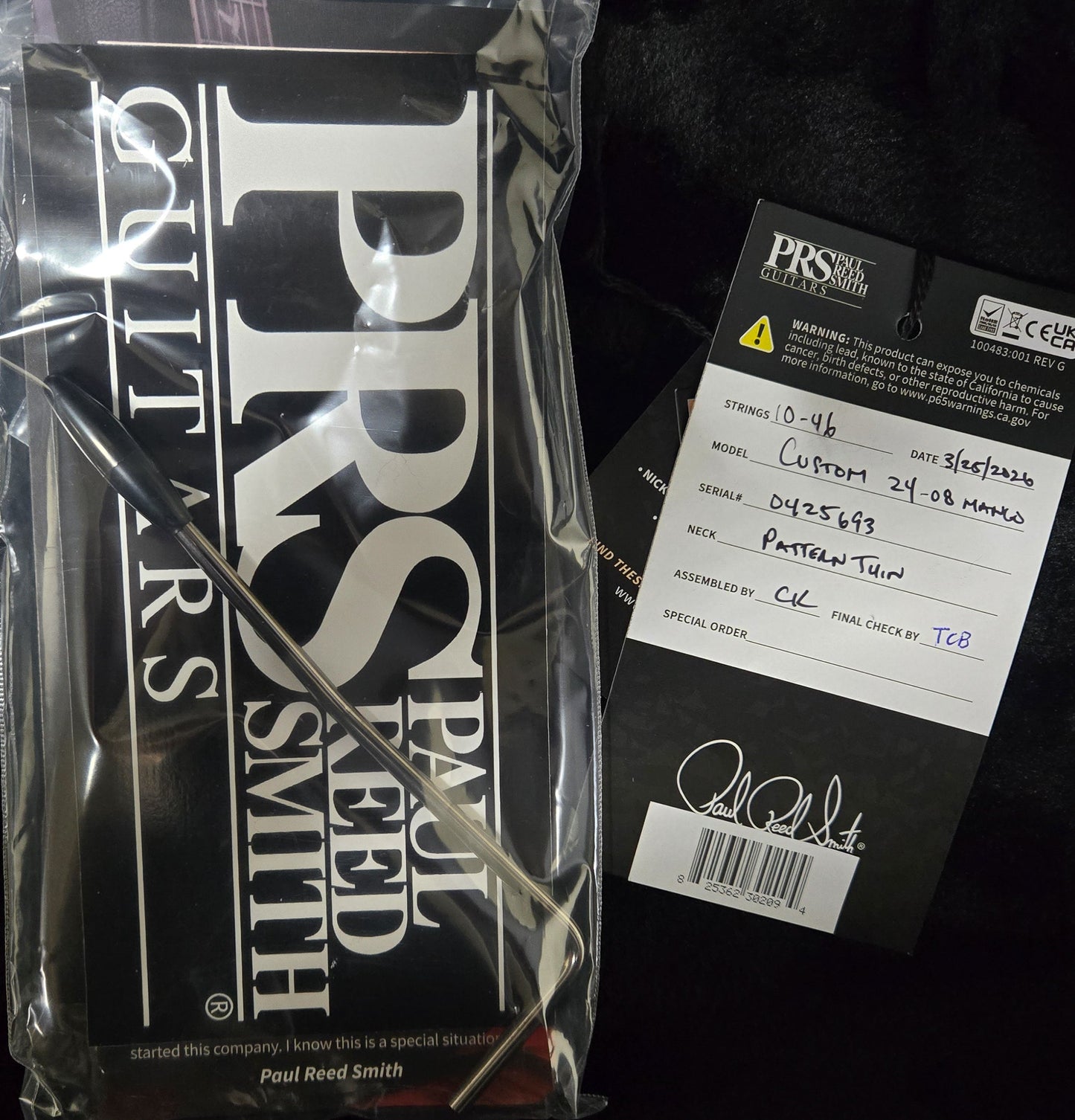 PRS Custom 24-08 Mango Limited Edition Fire Red/Gray Black Fade (693)