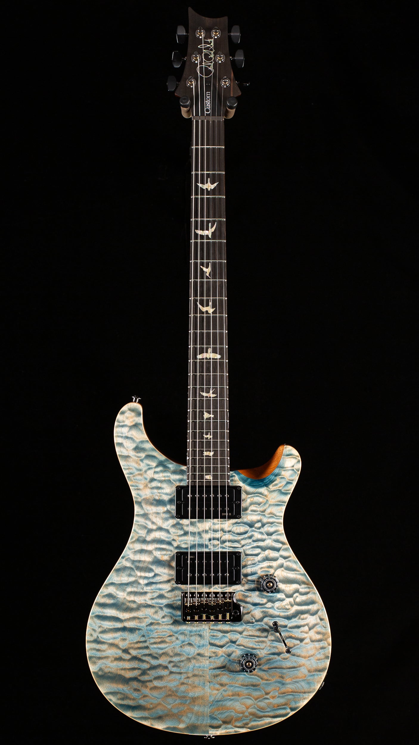 PRS Custom 24 Limited Edition Private Stock Color Faded Indigo Artist Top (107)