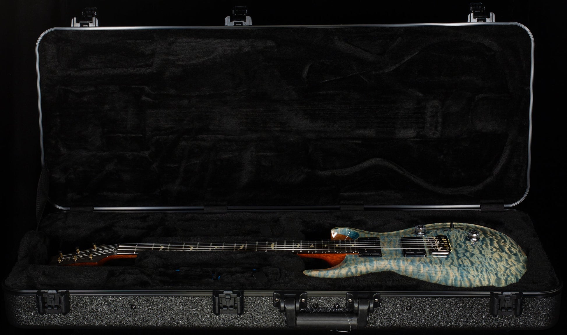 PRS Custom 24 Limited Edition Private Stock Color Faded Indigo Artist Top (107)