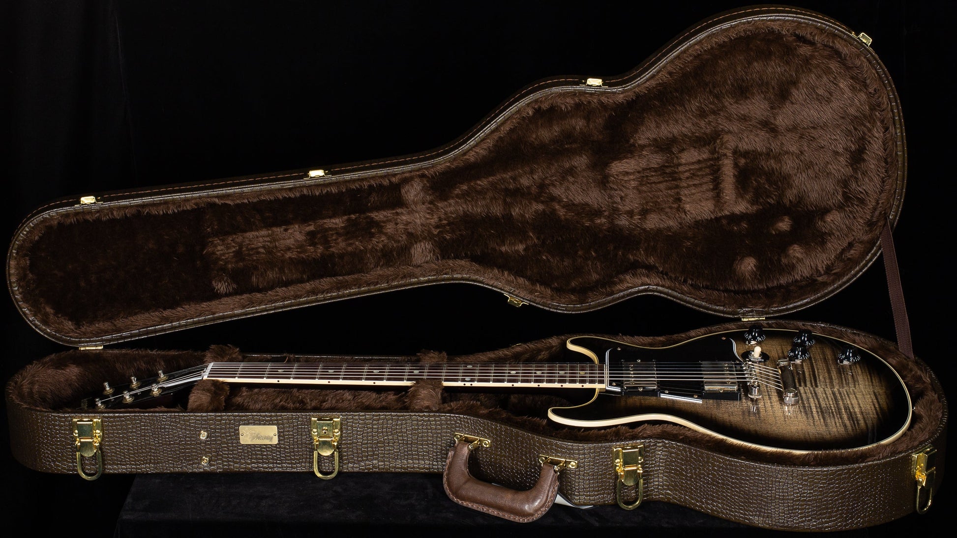 Gibson Custom Shop Les Paul Special Double Cut Figured Maple Top VOS Cobra Burst (282)