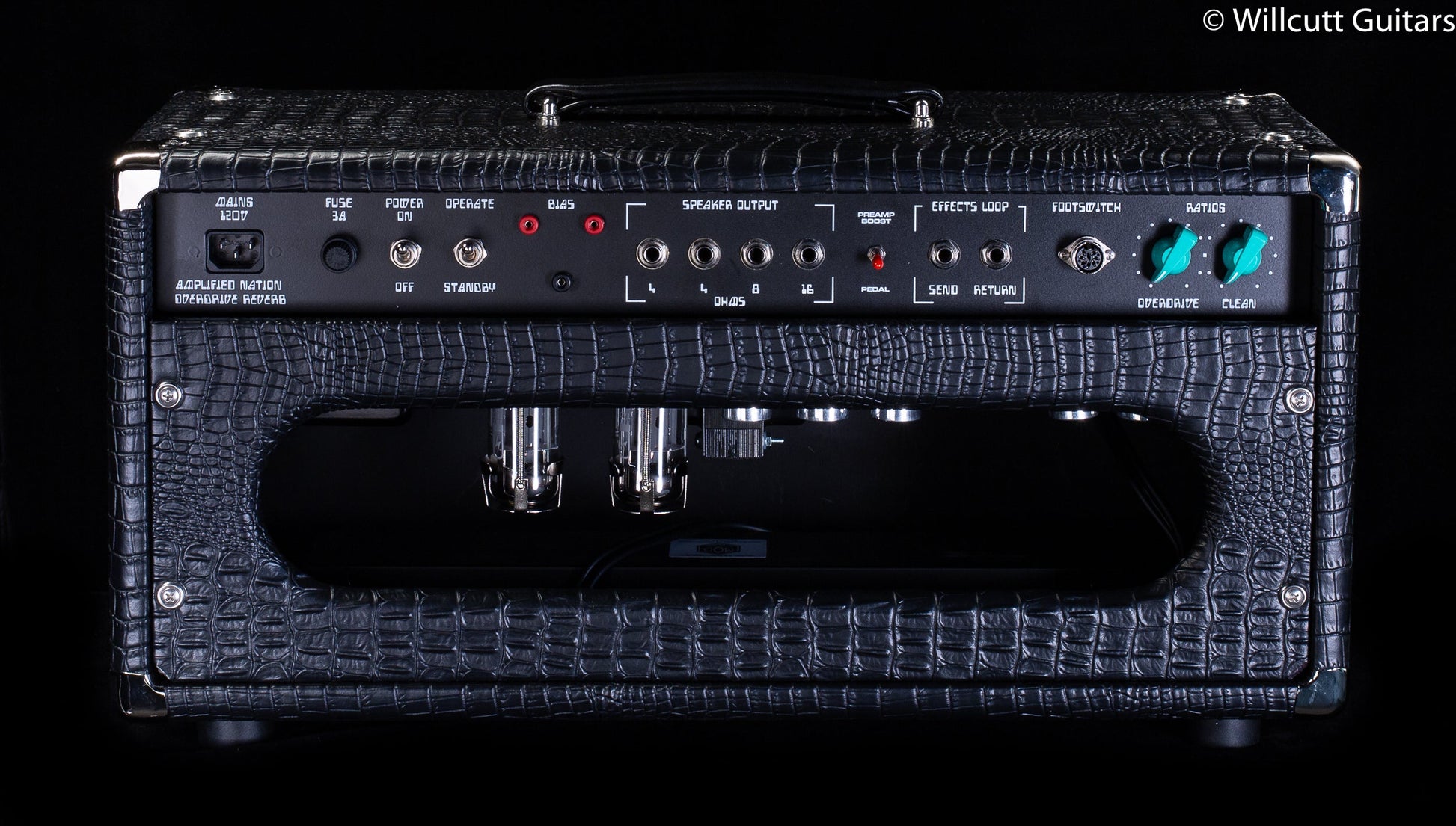 Amplified Nation Overdrive Reverb 50w Head Black Croc Tolex