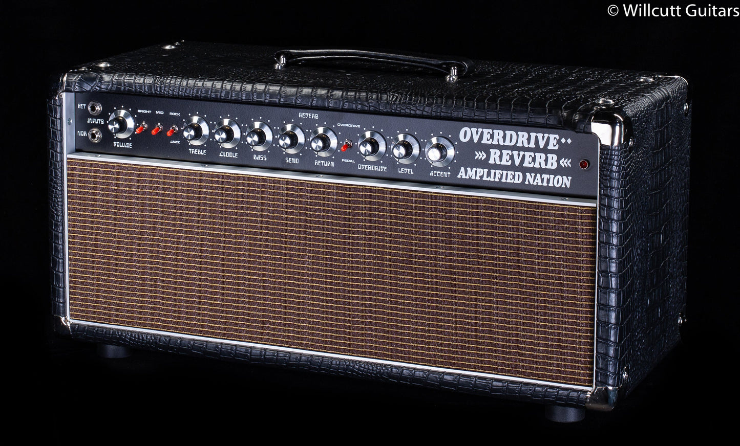 Amplified Nation Overdrive Reverb 50w Head Black Croc Tolex