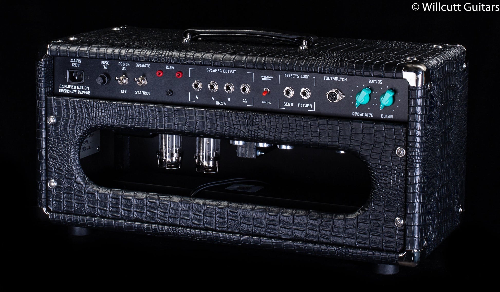 Amplified Nation Overdrive Reverb 50w Head Black Croc Tolex
