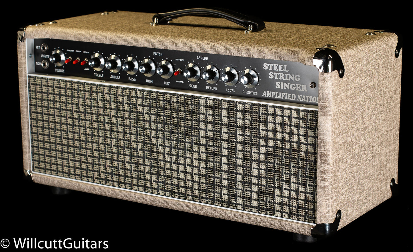 Amplified Nation Steel String Singer 50W Head Fawn/Check