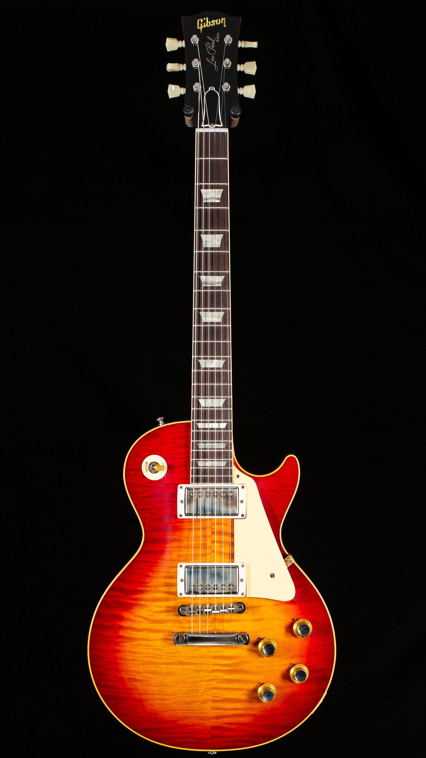 Gibson Custom Shop Willcutt Cavern Collection 1960 Les Paul V2 VOS Factory Burst Chambered (128)
