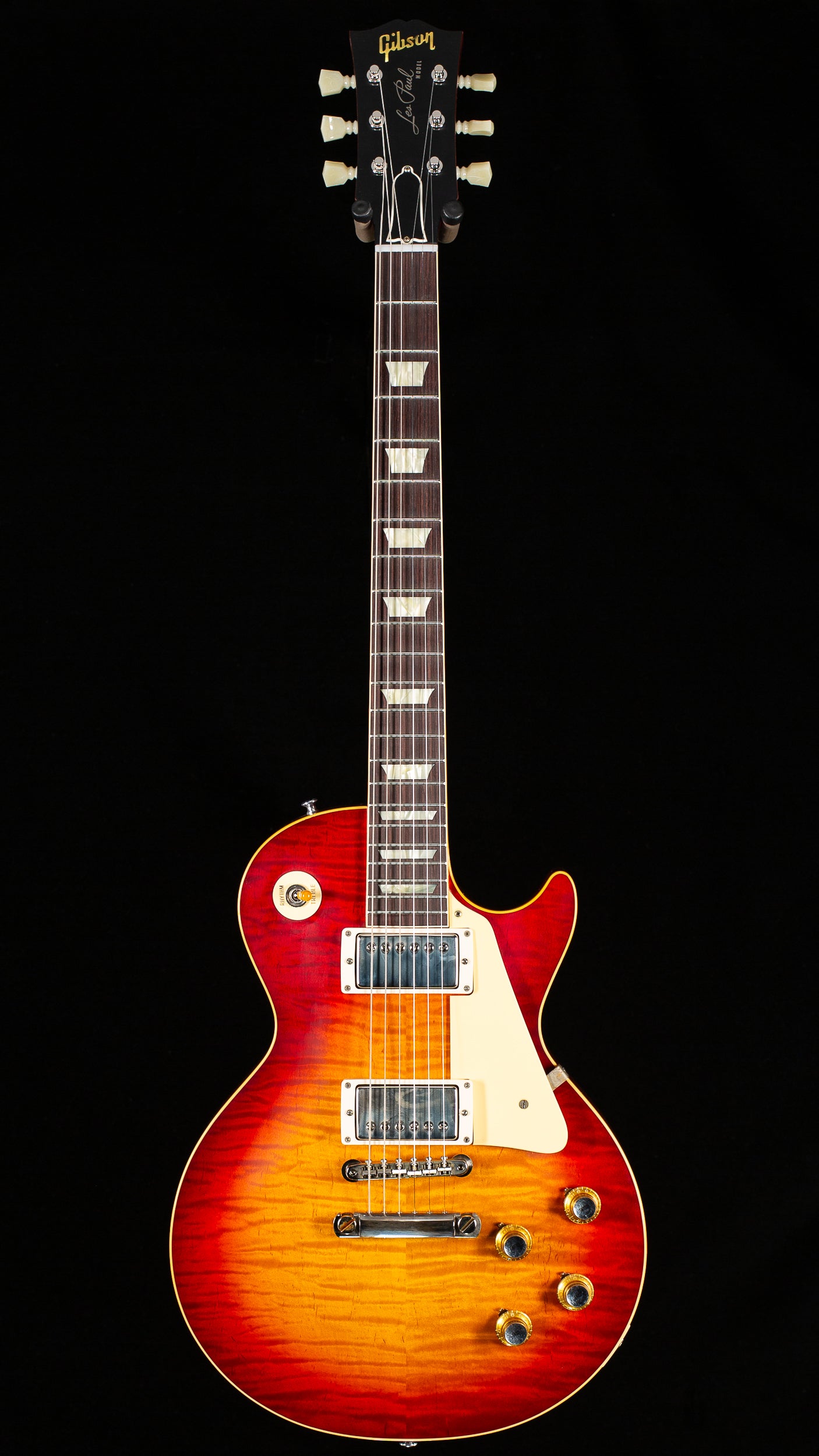 Gibson Custom Shop Willcutt Cavern Collection 1960 Les Paul V2 VOS Factory Burst Chambered (131)