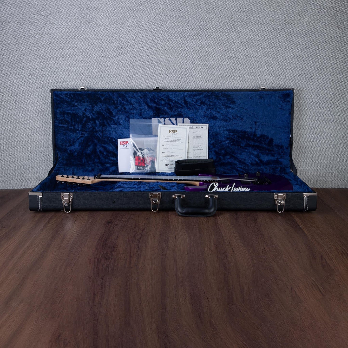 ESP USA M-II FR Electric Guitar - Wild Plum Metallic - #US24770
