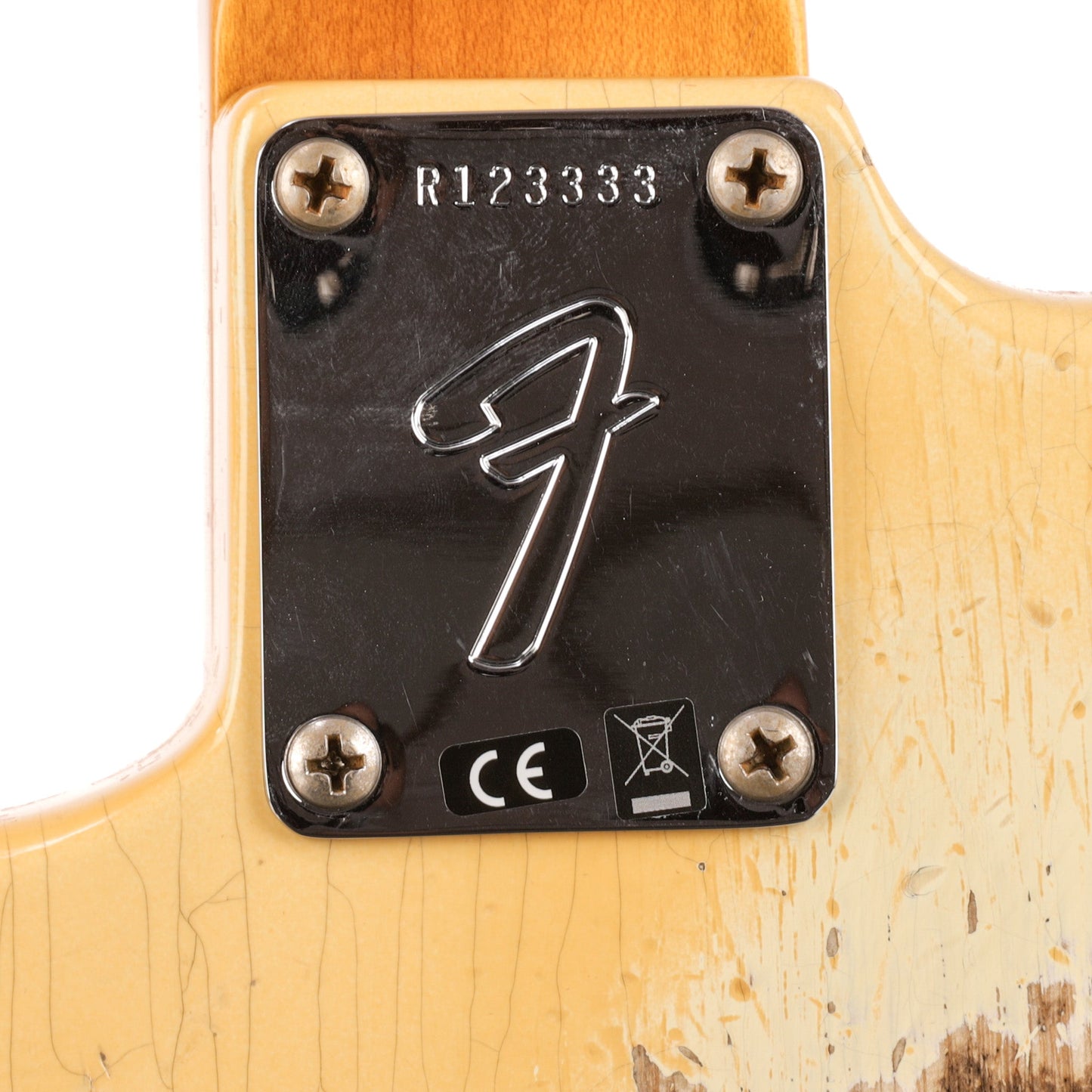 Fender Custom Shop 1969 Stratocaster Heavy Relic Guitar - Aged Vintage White - CHUCKSCLUSIVE - #R123333