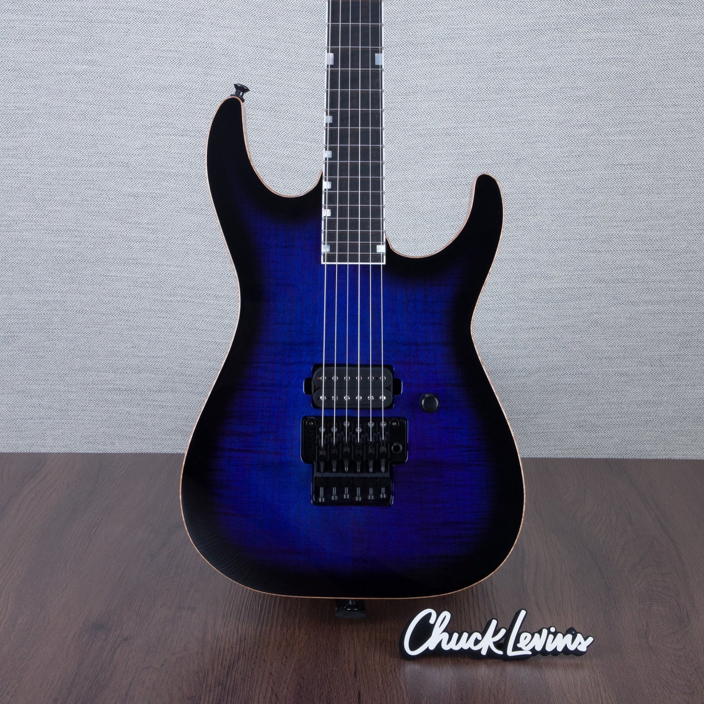 ESP USA M-1 DX FR Electric Guitar - Dark Blue Sunburst - #US24257 - Mint, Open Box