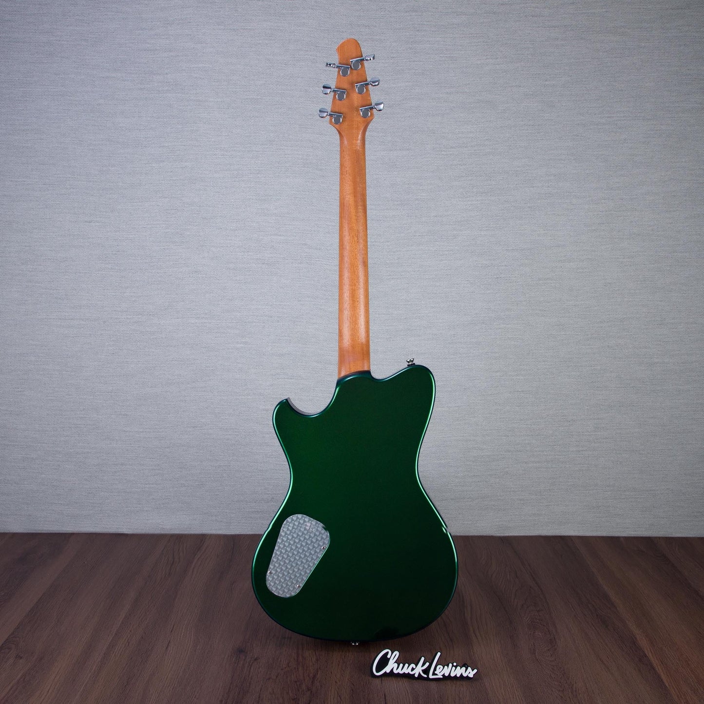Powers Electric A-Type Electric Guitar - Chroma Algae - #B017