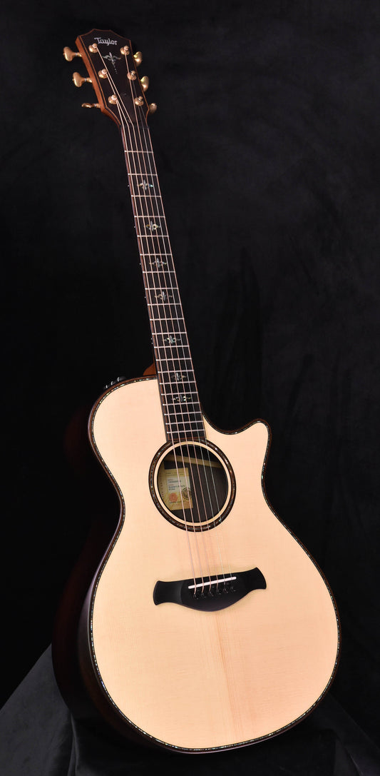 Taylor 912CE Builder's Edition Natural-  V Class Cutaway Guitar