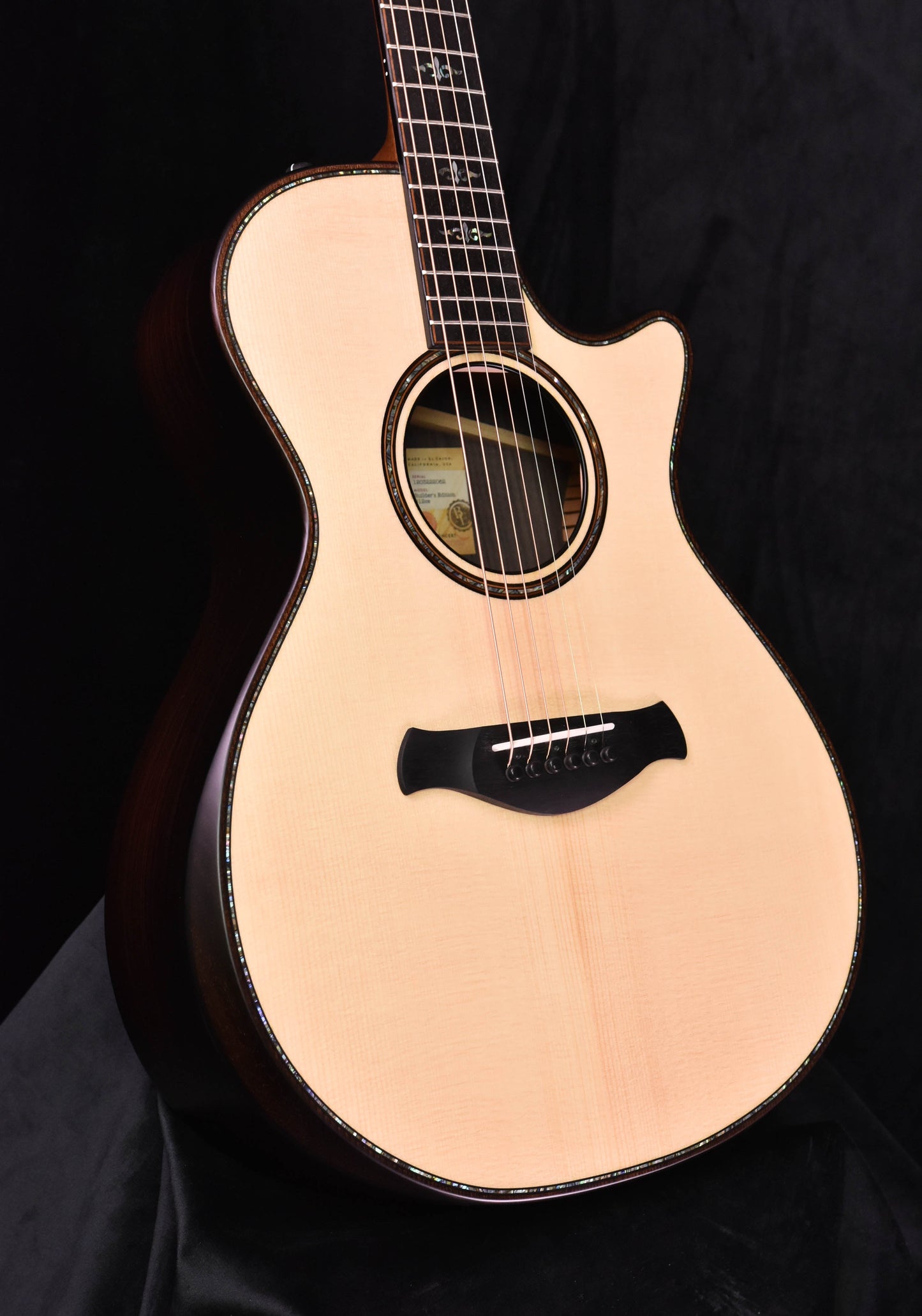 Taylor 912CE Builder's Edition Natural-  V Class Cutaway Guitar