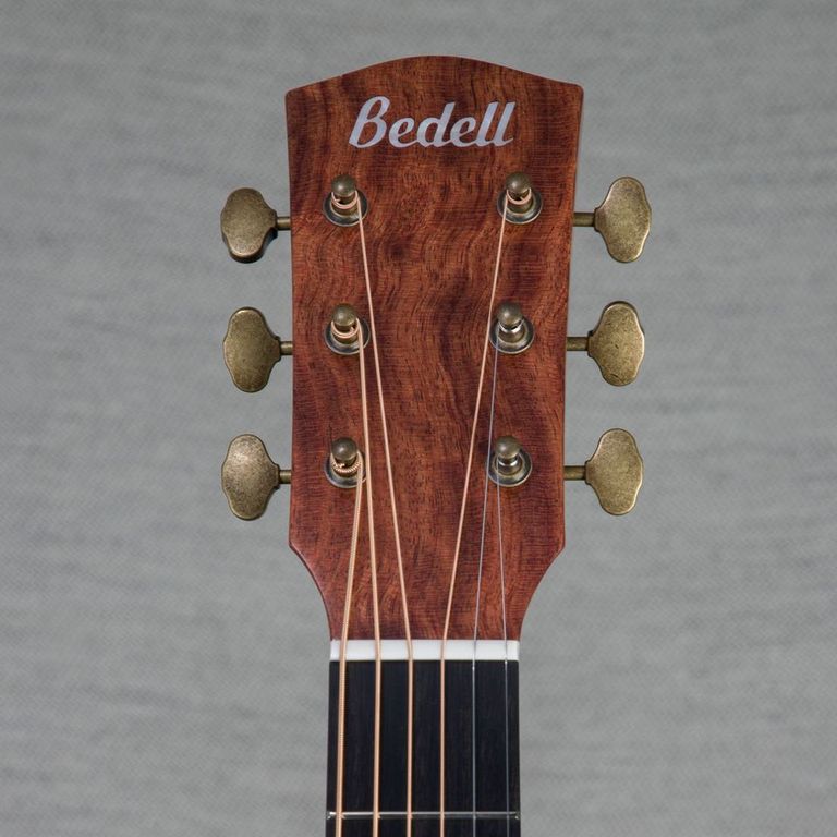 Bedell Seed to Song Parlor Acoustic Guitar - Quilt Bubinga and Sitka Spruce - Triple Burst Finish - CHUCKSCLUSIVE - #1222003