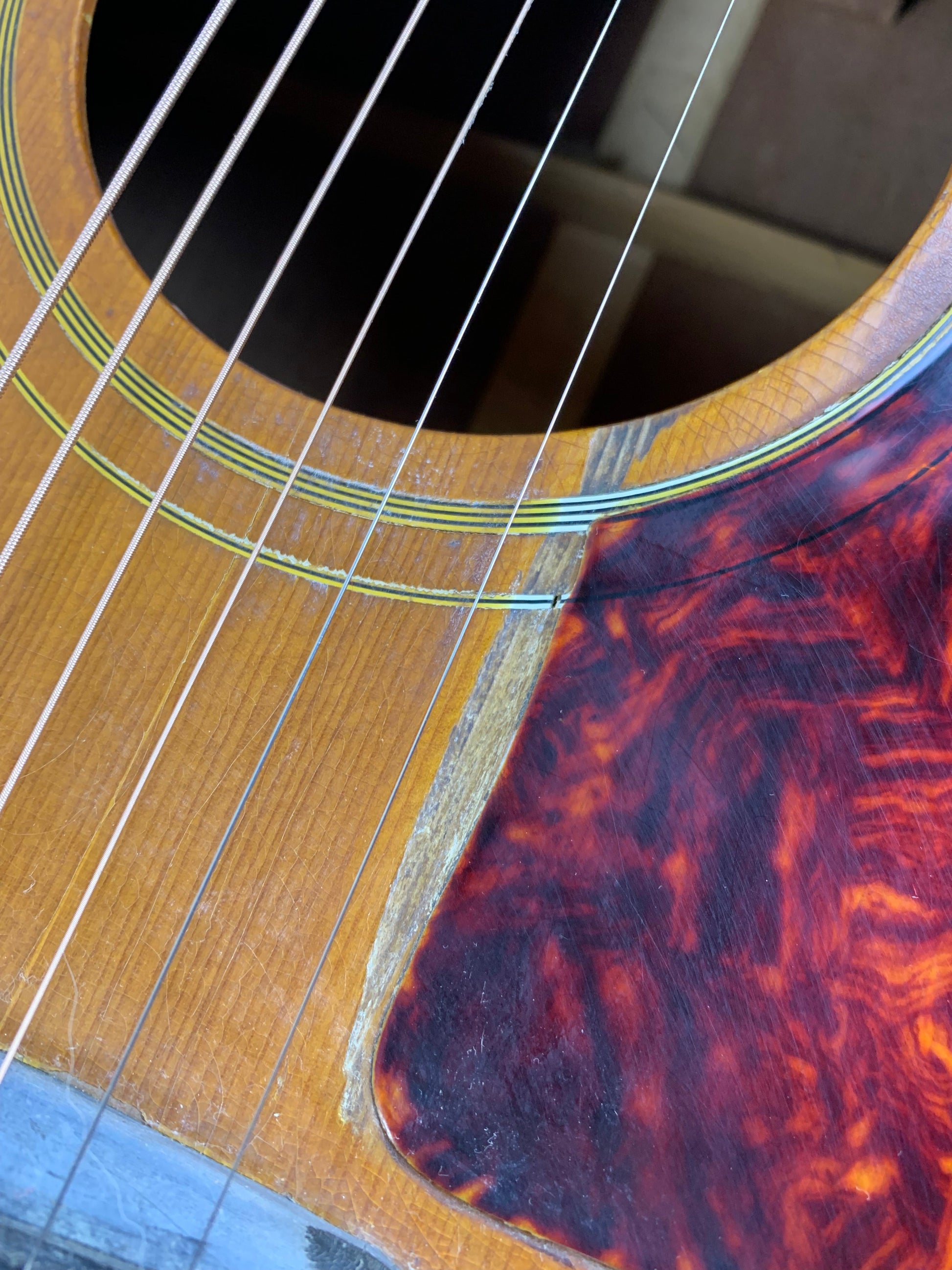 1963 Gibson J-50 ADJ Natural Vintage Acoustic Dreadnought Guitar SOUNDS GREAT!