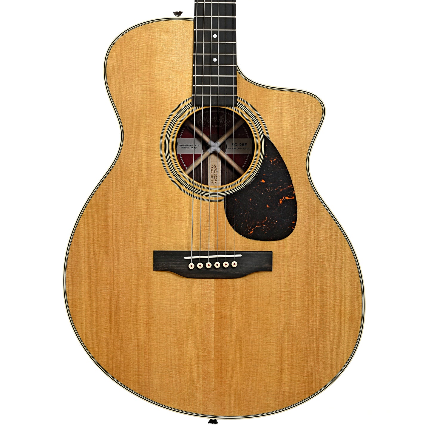Martin SC-28E Acoustic Guitar & Case, w/ Fishman Pickup