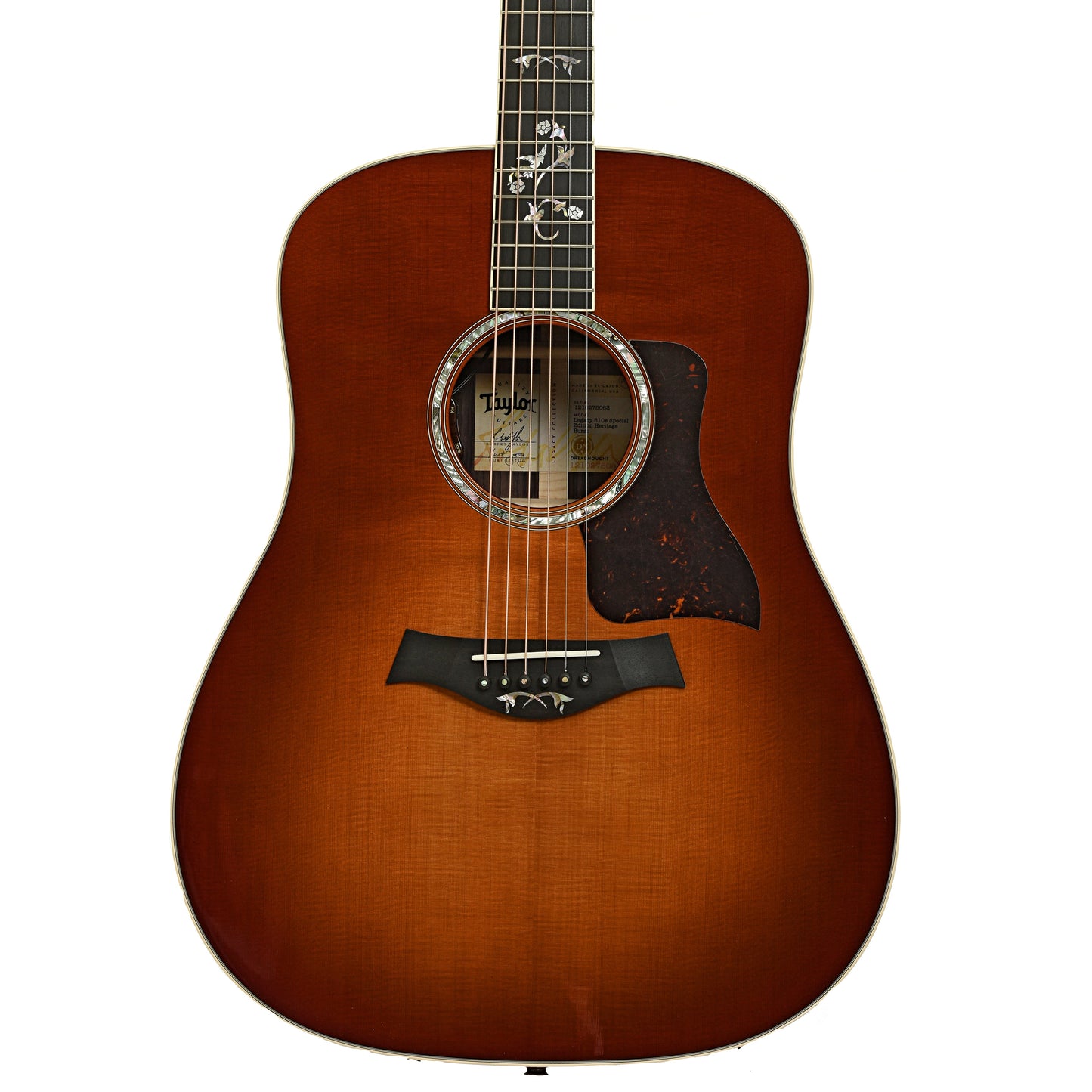 Taylor 810e Legacy Special Edition Acoustic-Electric Guitar & Case, Heritage Burst