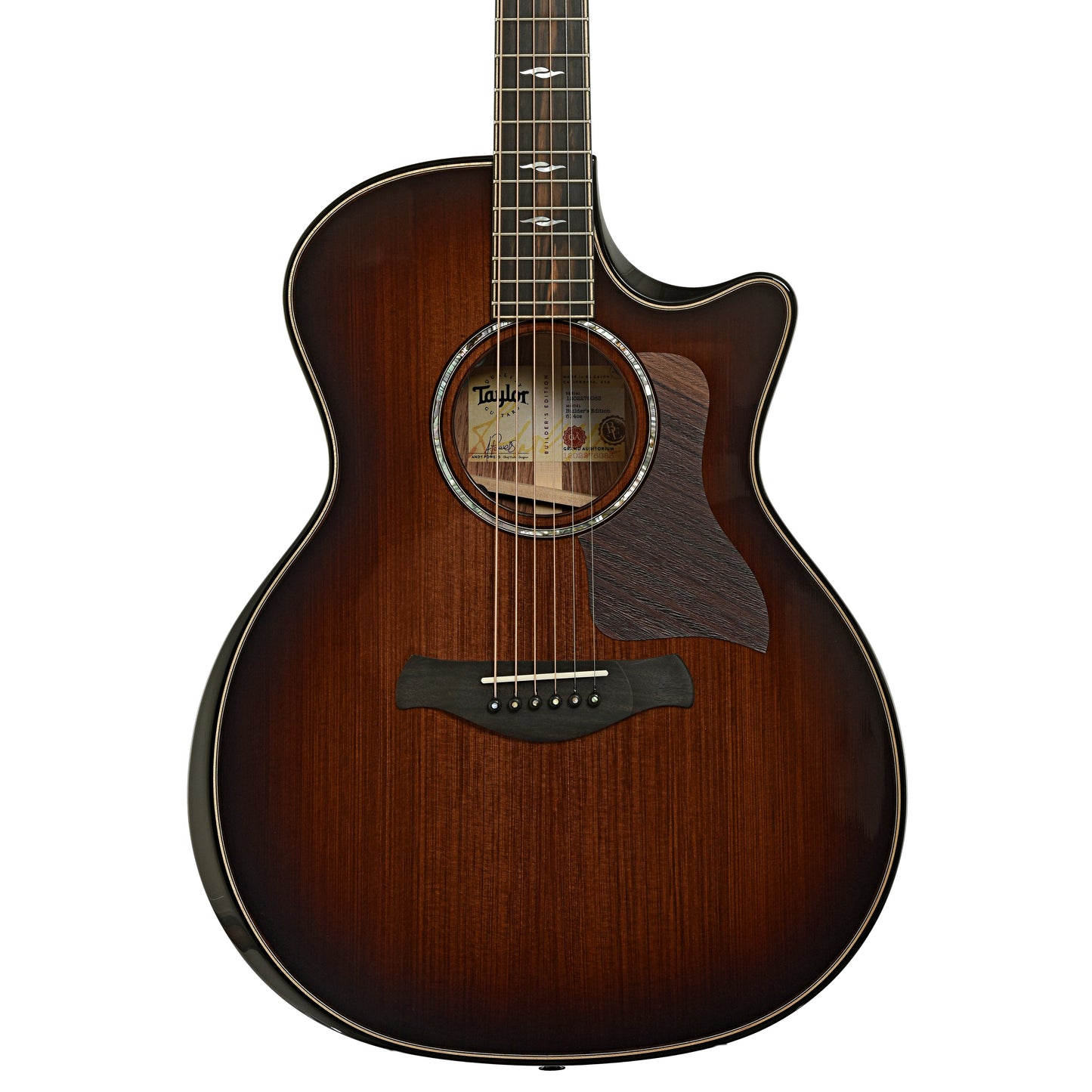 Taylor Next Generation 814ce Builder's Edition Acoustic-Electric Guitar & Case, Honduran Rosewood/Sinker Redwood