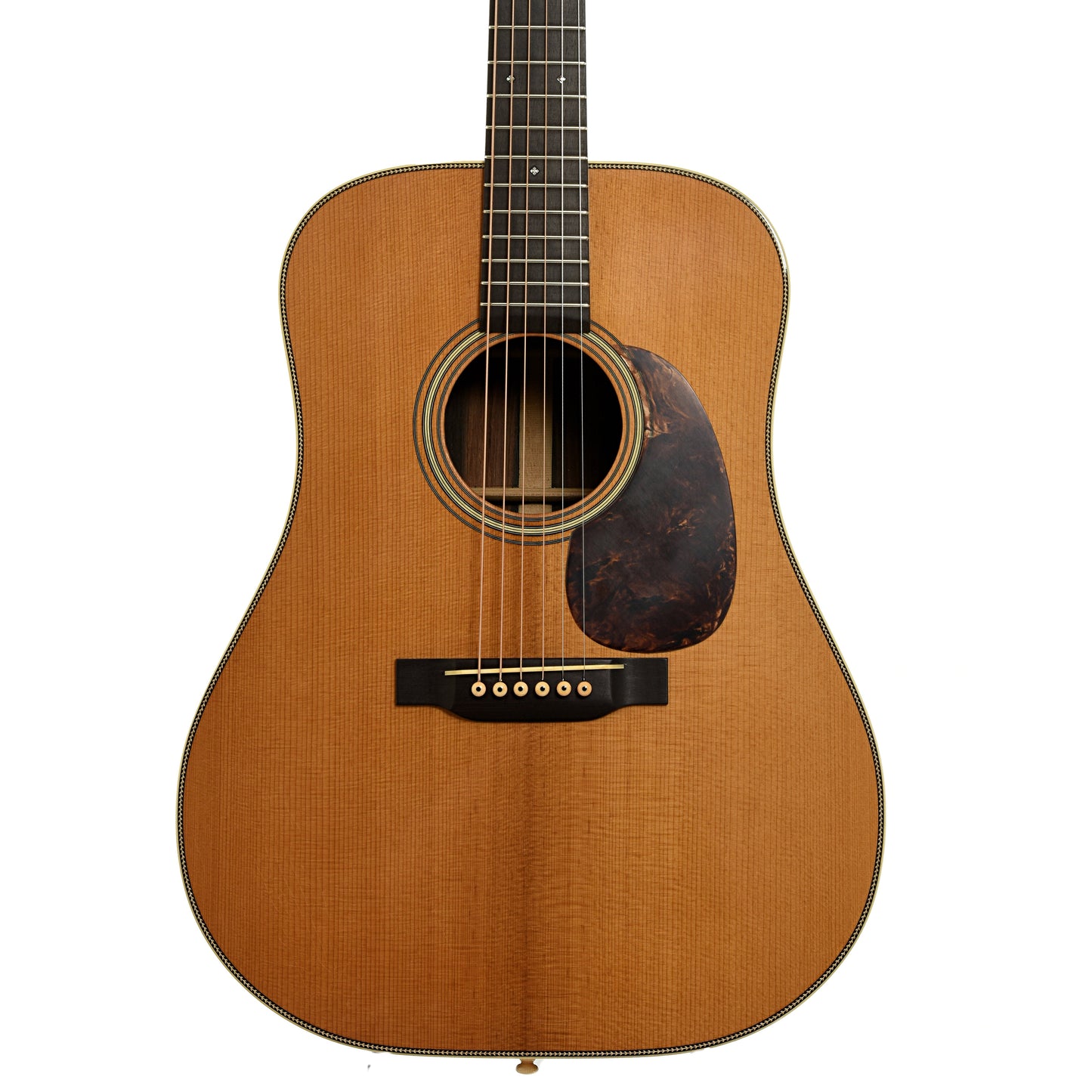 Pre-War Guitars Co. Herringbone Brazilian Rosewood Dreadnought Acoustic Guitar, Level 1 Aging